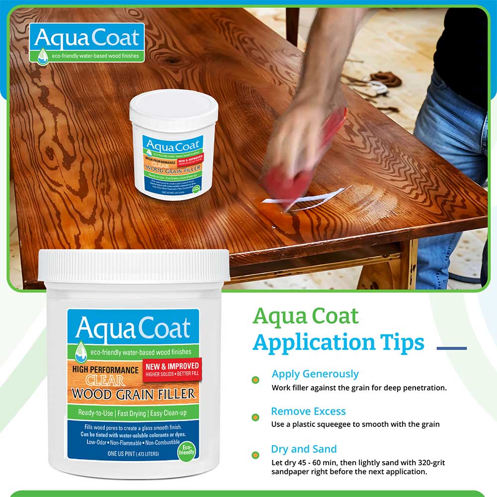 High Performance Clear Wood Grain Filler - Image 2