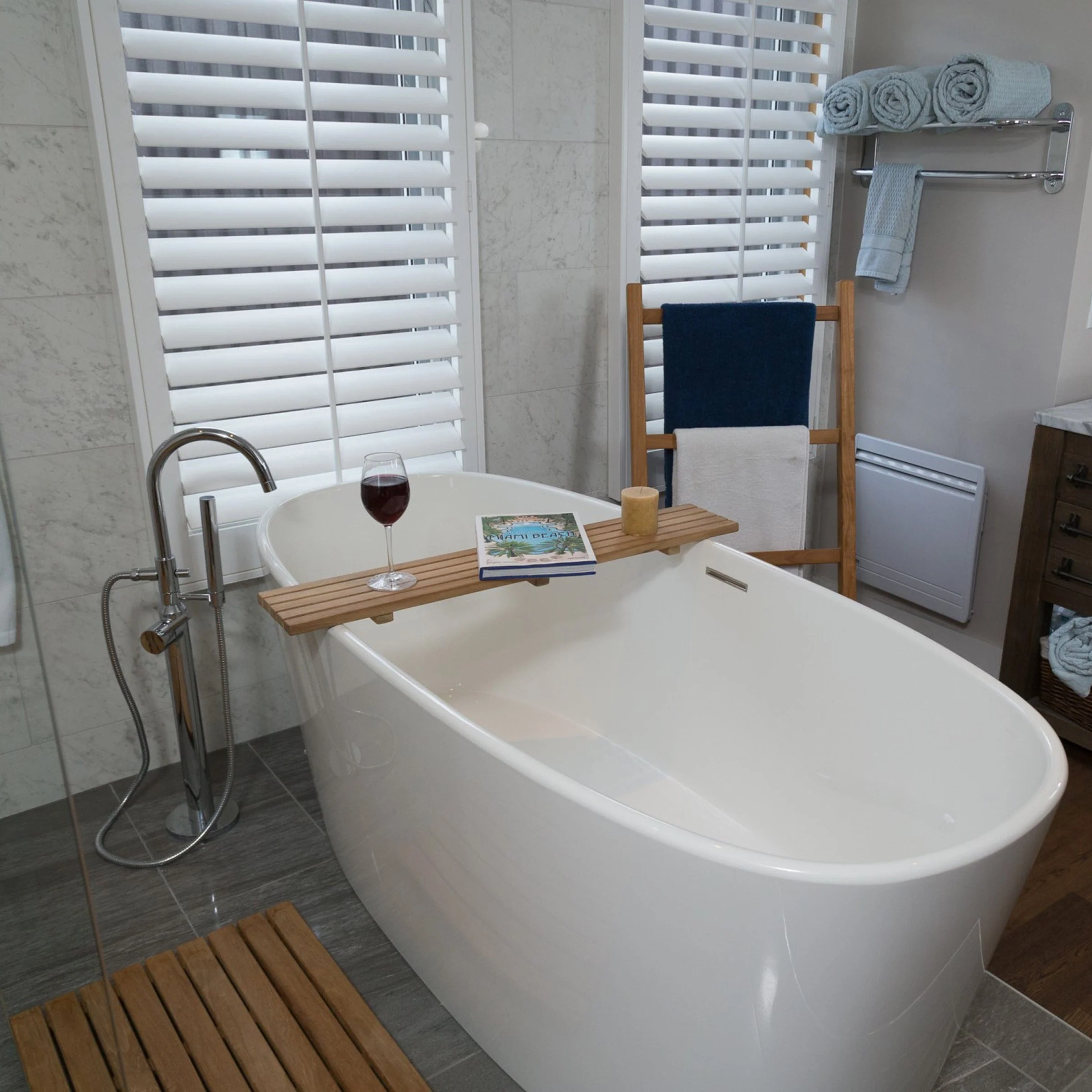 Fiji Tub Seat/Caddy 34-1/2" (88 cm) 5 Slats - Image 5