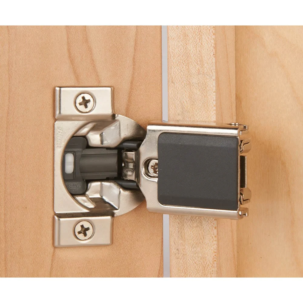 Premium Compact Clip Hinge for Face Frame Cabinets - 3/4" Overlay - 105 Degree with BLUMOTION - 1 Pair - Image 3