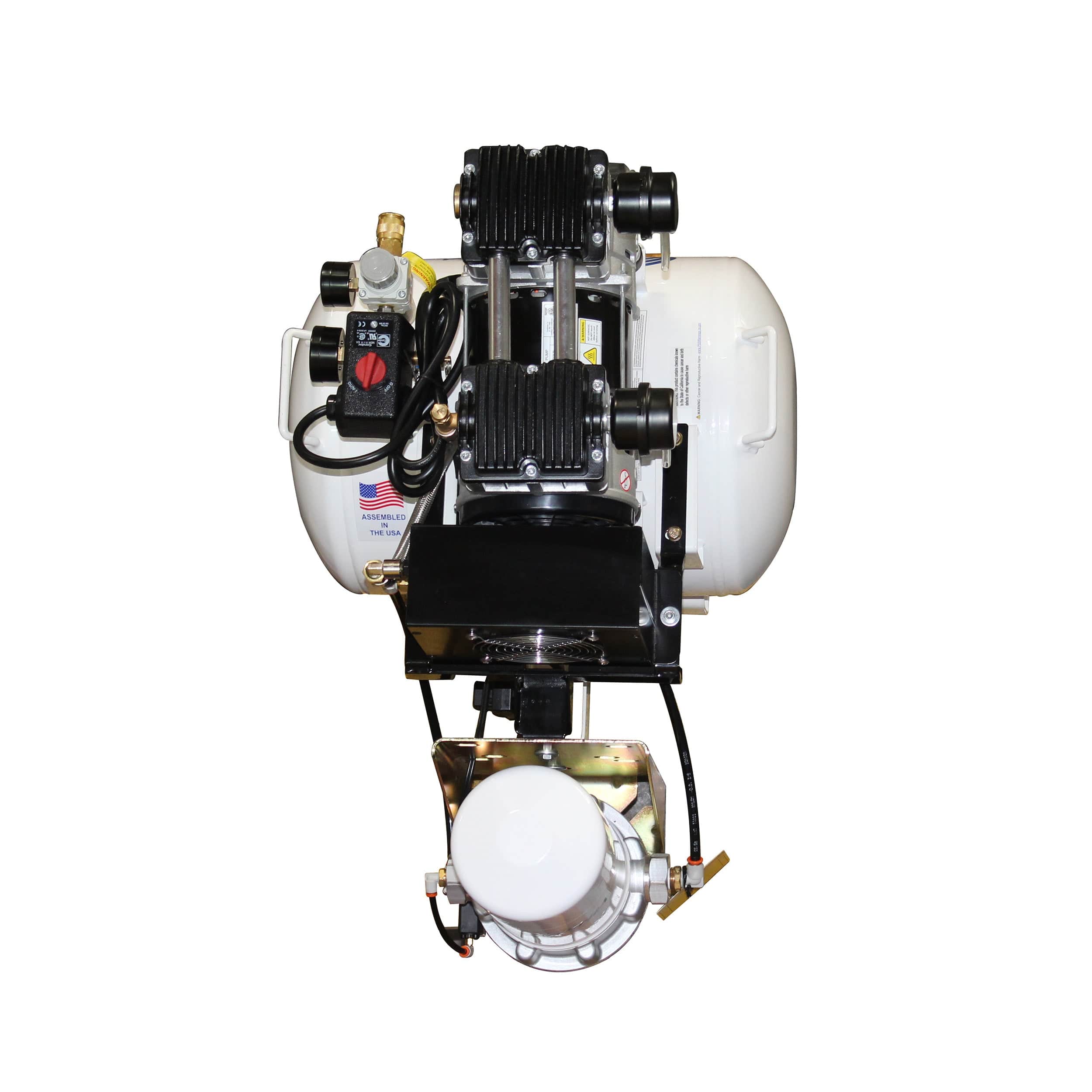 2HP 10 Gallon Oil-Free Steel Tank Air Compressor with Air Drying System - Image 3