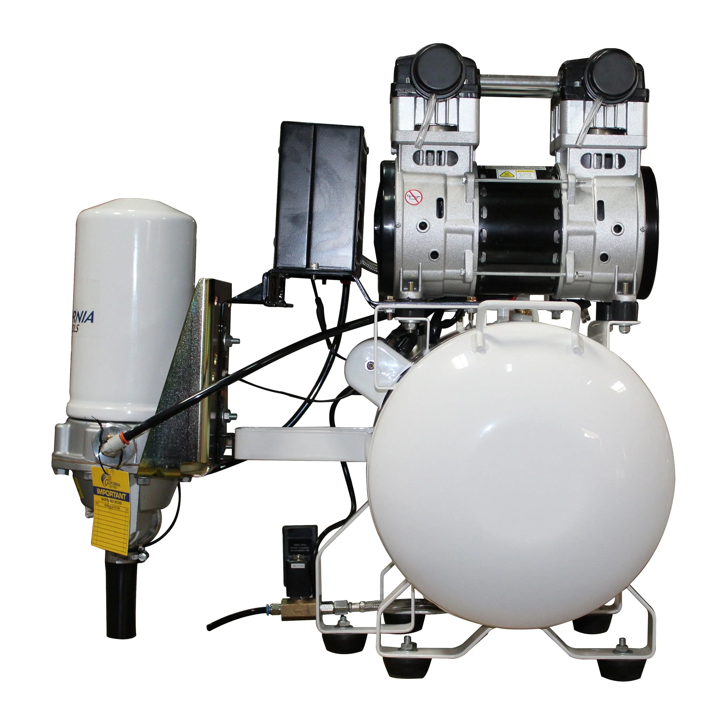 2HP 10 Gallon Oil-Free Steel Tank Air Compressor with Air Drying System - Image 4