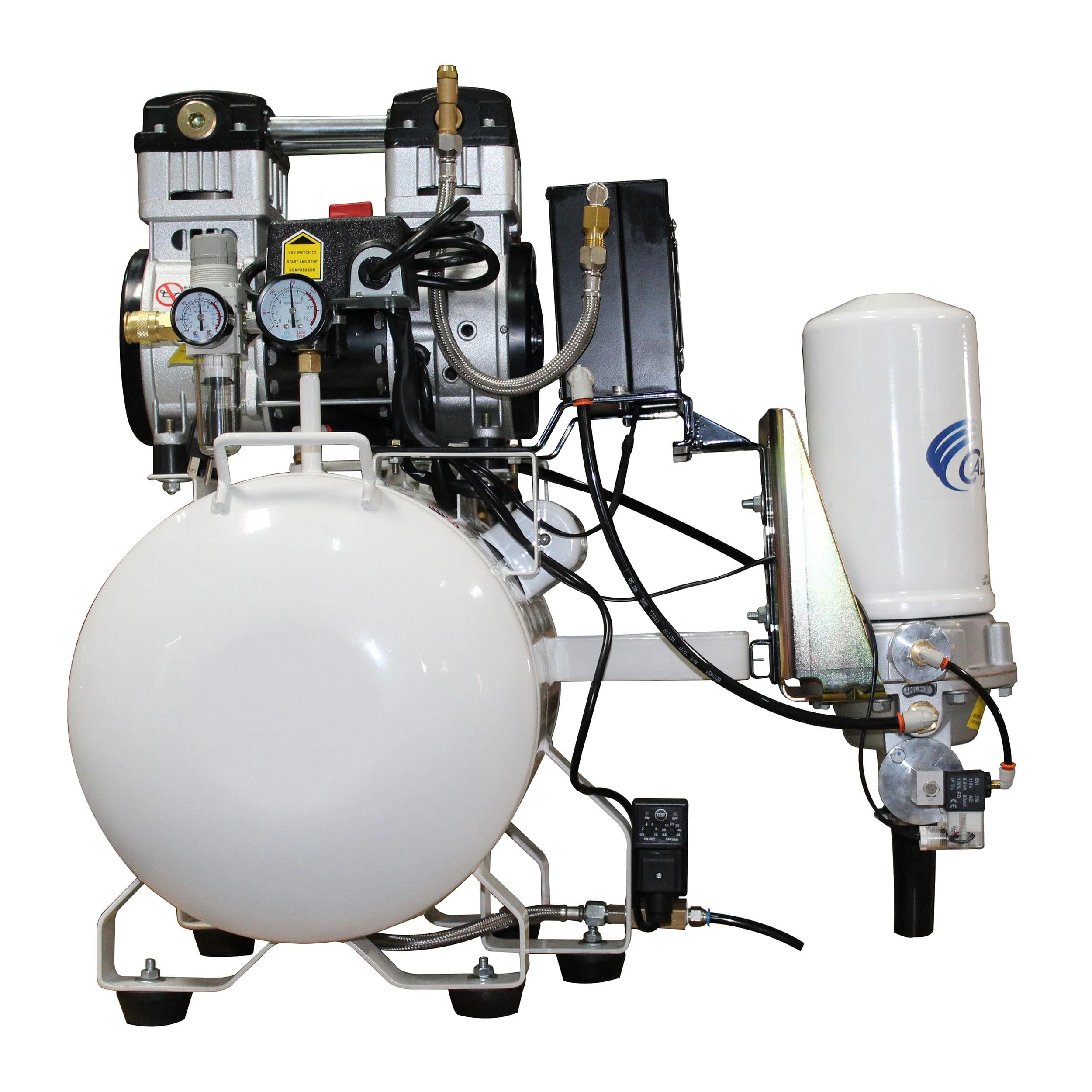 2HP 10 Gallon Oil-Free Steel Tank Air Compressor with Air Drying System - Image 5
