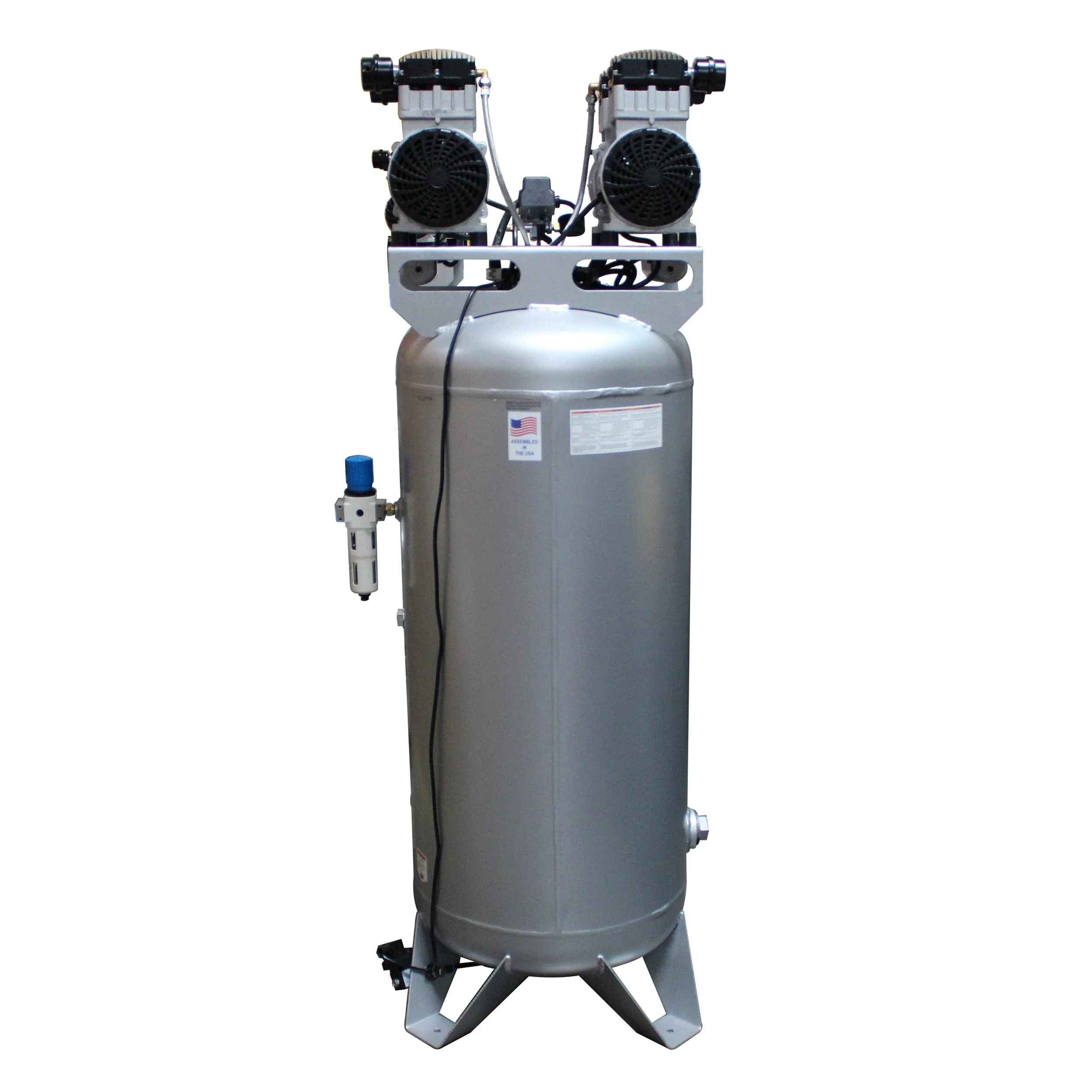 4HP 60 Gallon Oil-Free Steel Tank Air Compressor with Auto Drain Valve - Image 3