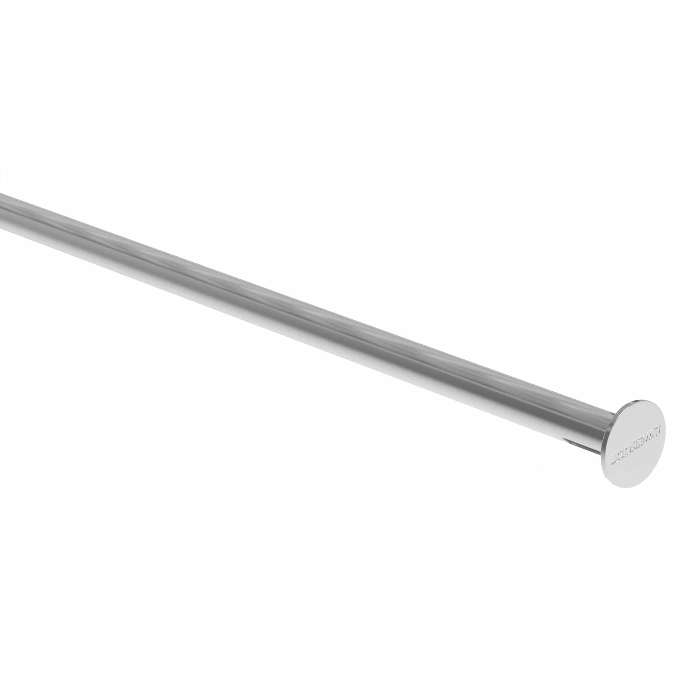 Premium Wood Shelf 52" - 96" W Hang Rod, Chrome