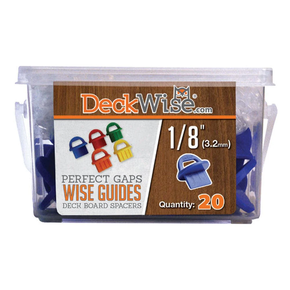 WiseGuides Decking Board Gap Spacers, 1/8 in., 20 pieces - Image 2