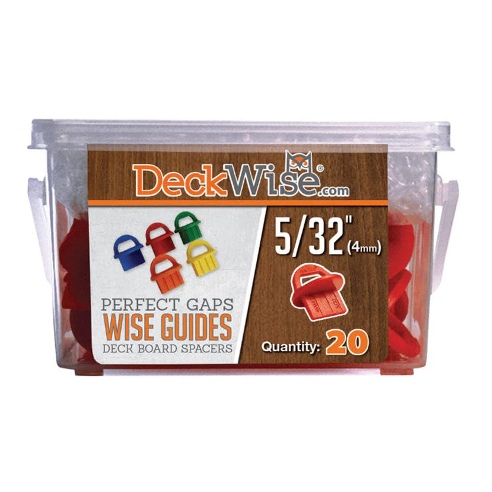 WiseGuides Decking Board Gap Spacers, 5/32 in., 20 pieces - Image 2