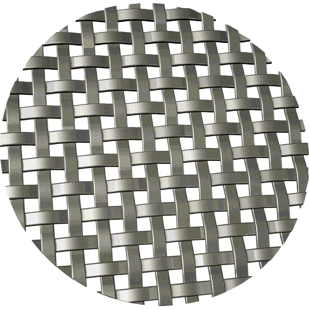 .1875" Flat Square Decorative Grille - Antique Pewter, 36" W x 24" L Sheet