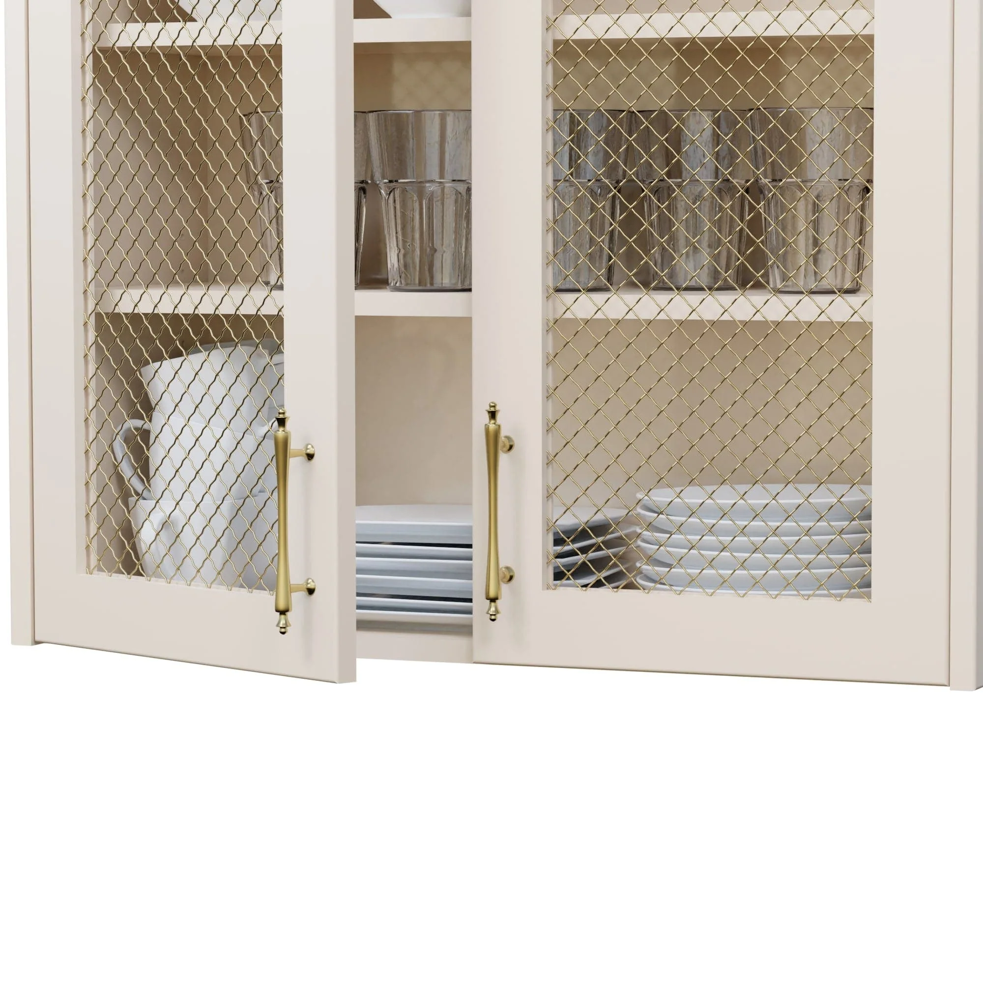 .75" Pressed Single Diamond Decorative Grille - Satin Brass, 18" W x 48" L Sheet - Image 3