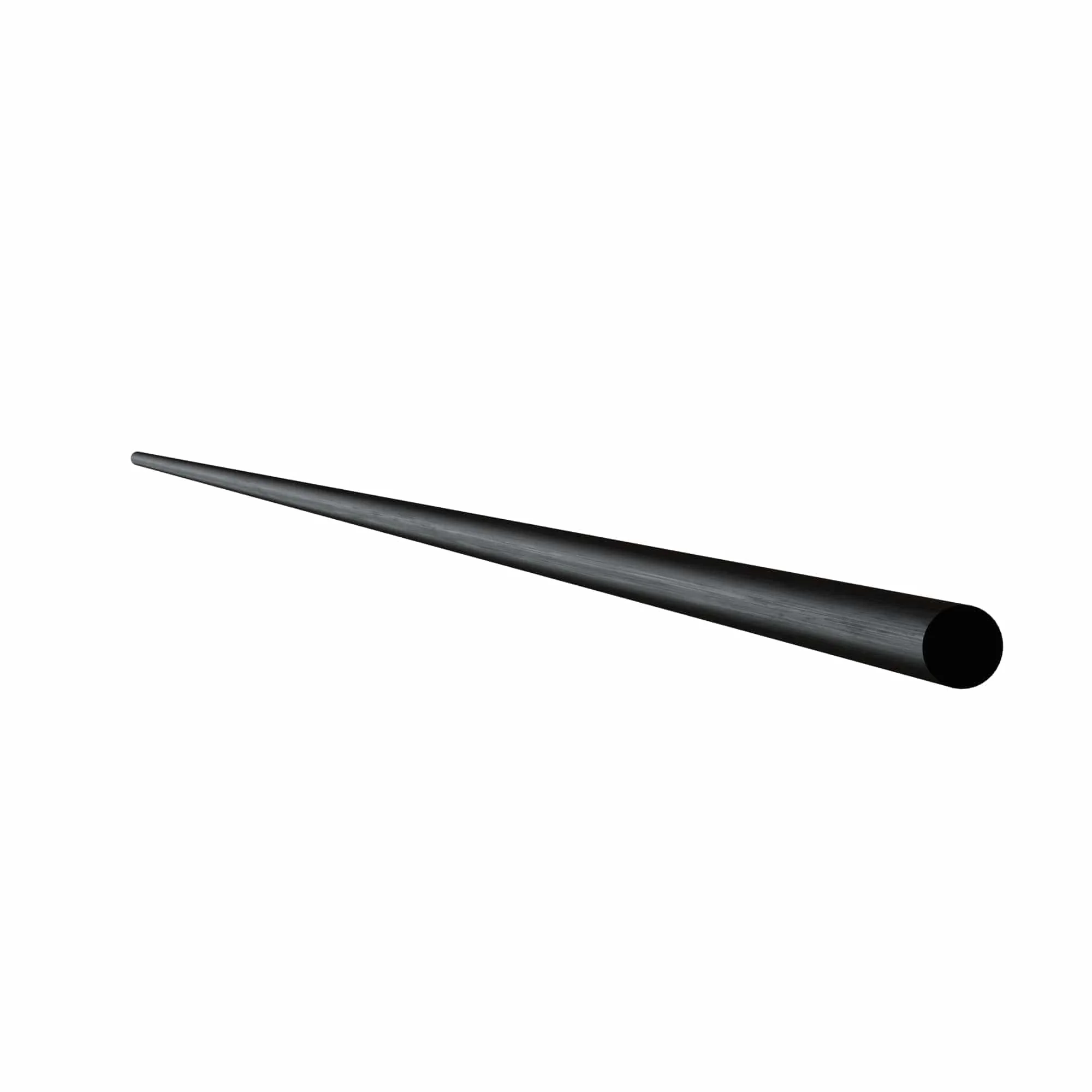 Gallery Rail Rod, Flat Black, 6mm x 36" L