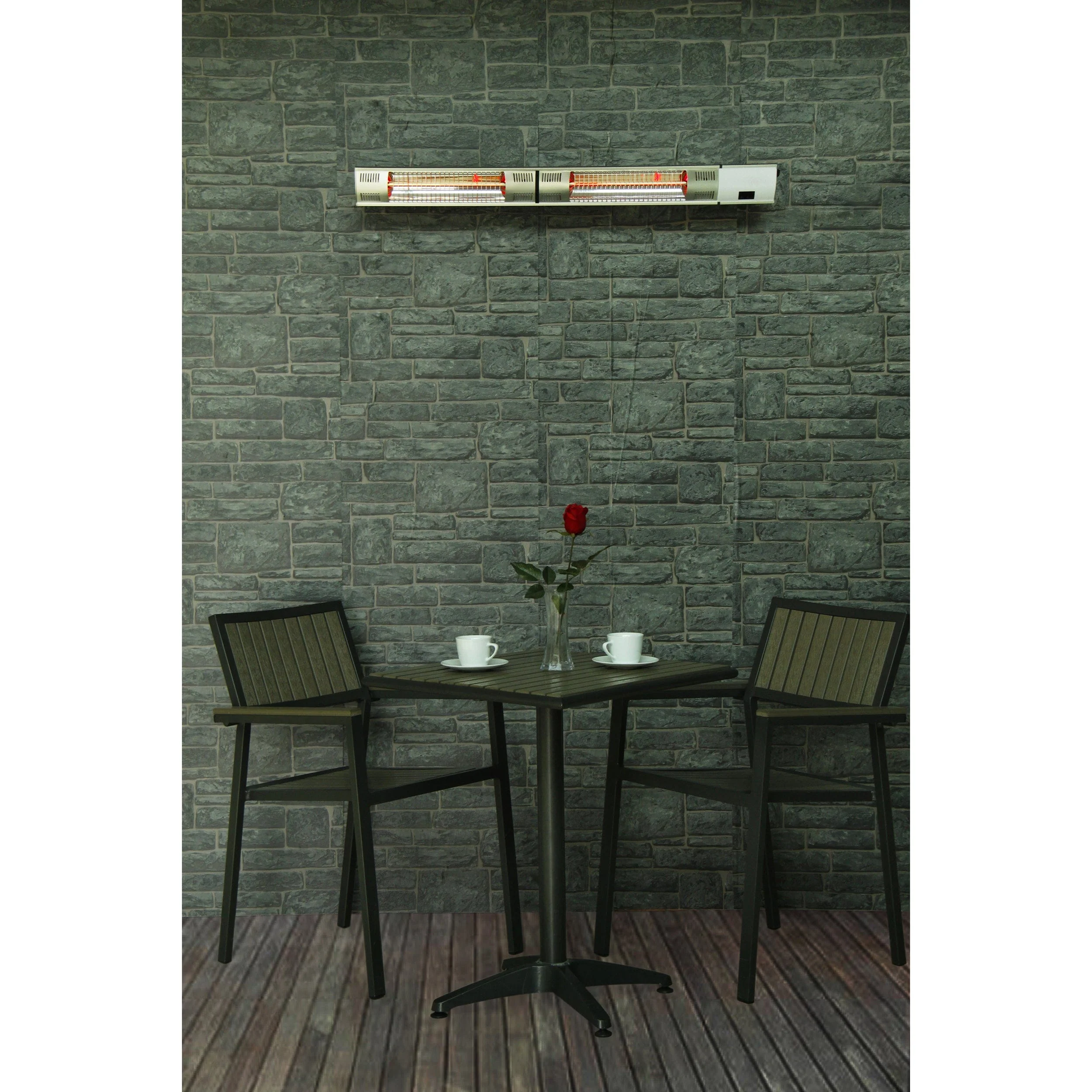 EnerG+ 240V Infrared Electric Outdoor Heater - Wall Mounted with Remote - Image 3