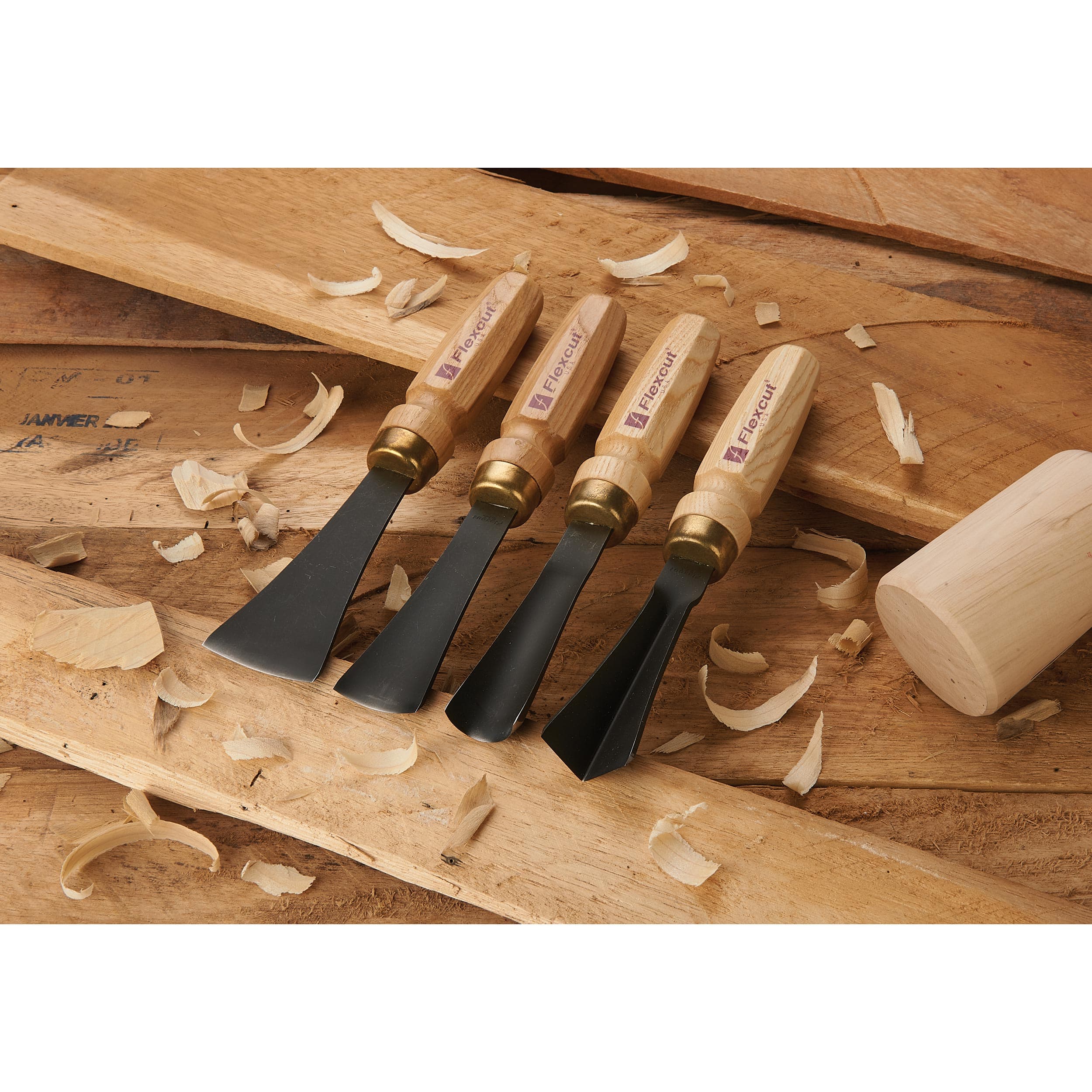 Mallet Sculptor's Set - 4 Piece - Image 5
