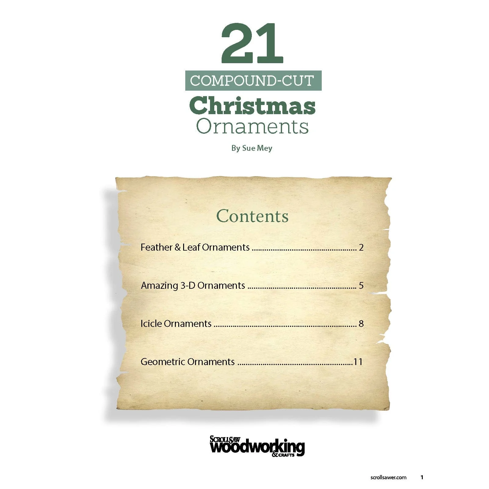 21 Compound-Cut Christmas Ornaments - Image 3