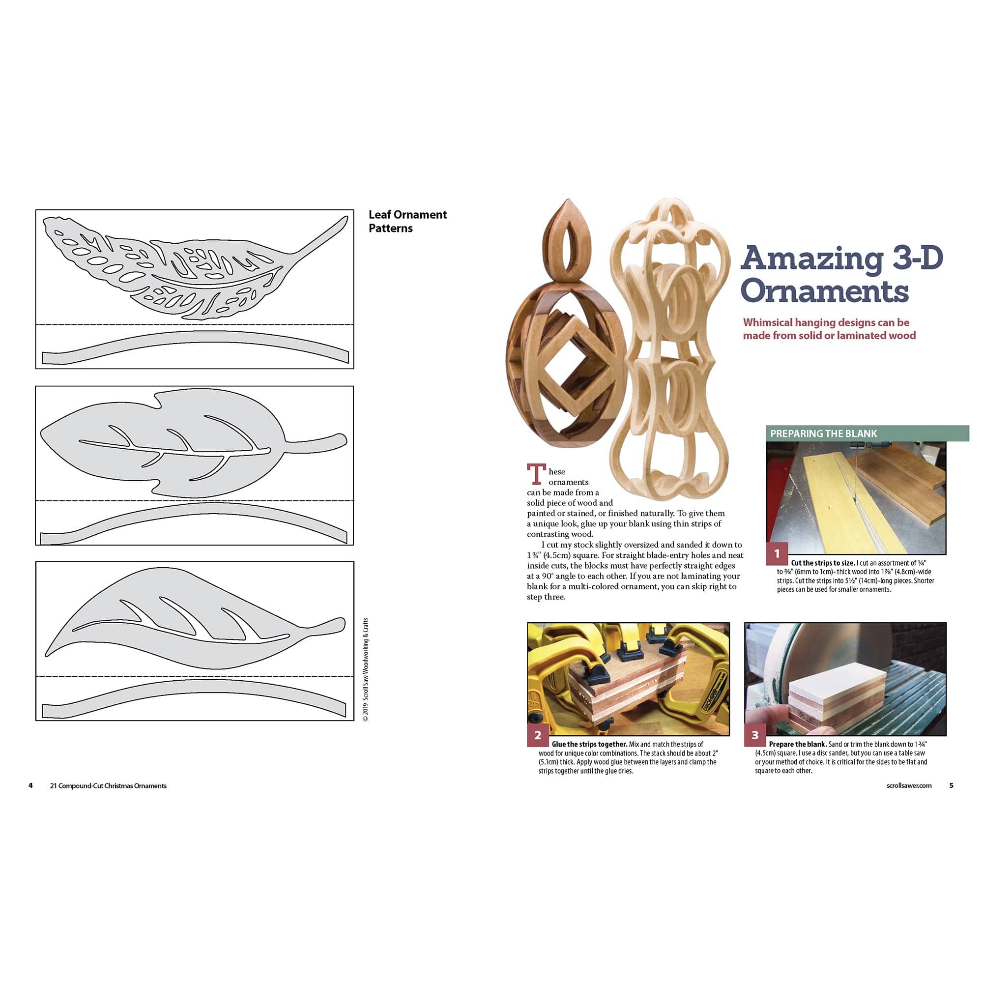 21 Compound-Cut Christmas Ornaments - Image 4