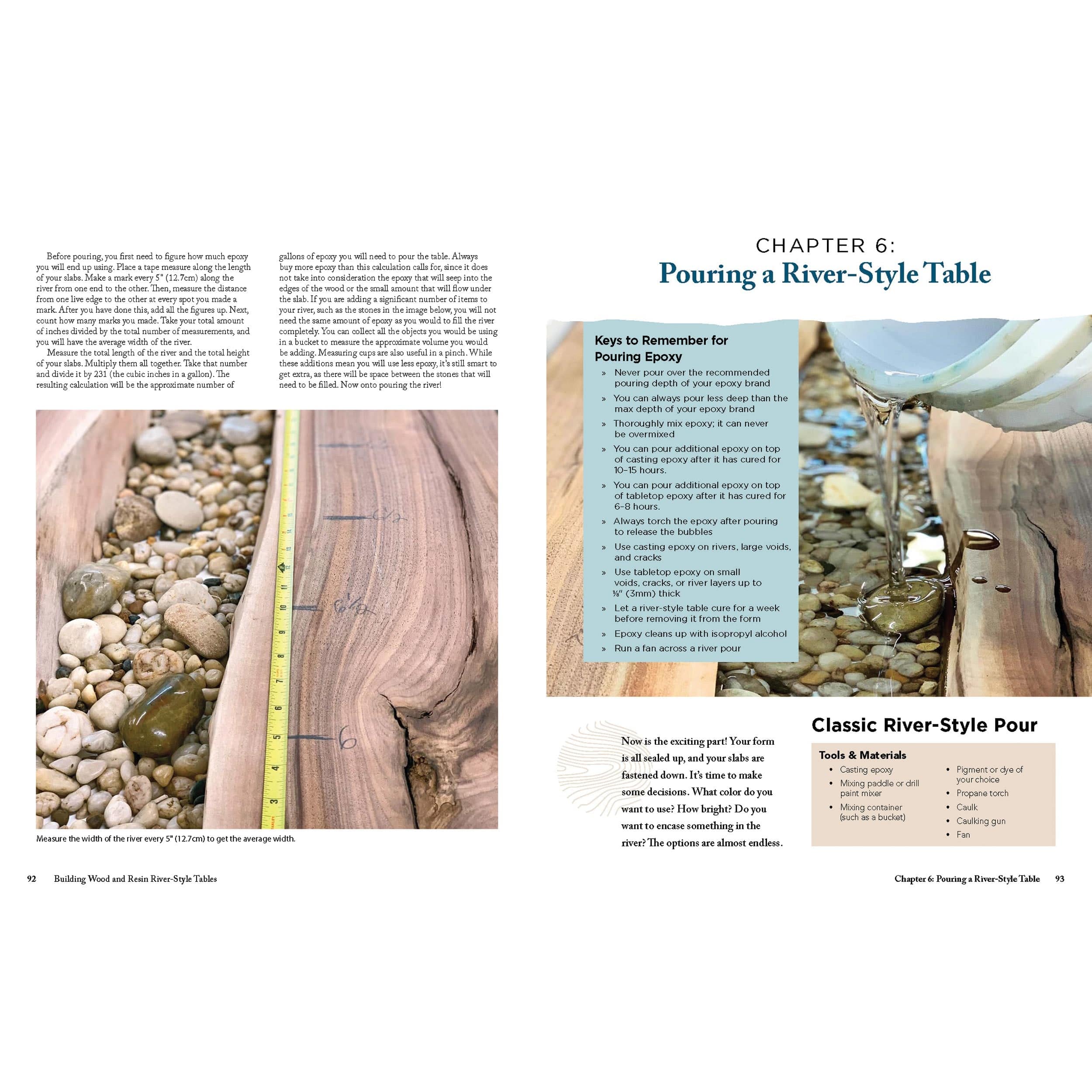 Building Wood and Resin River-Style Tables - Image 7