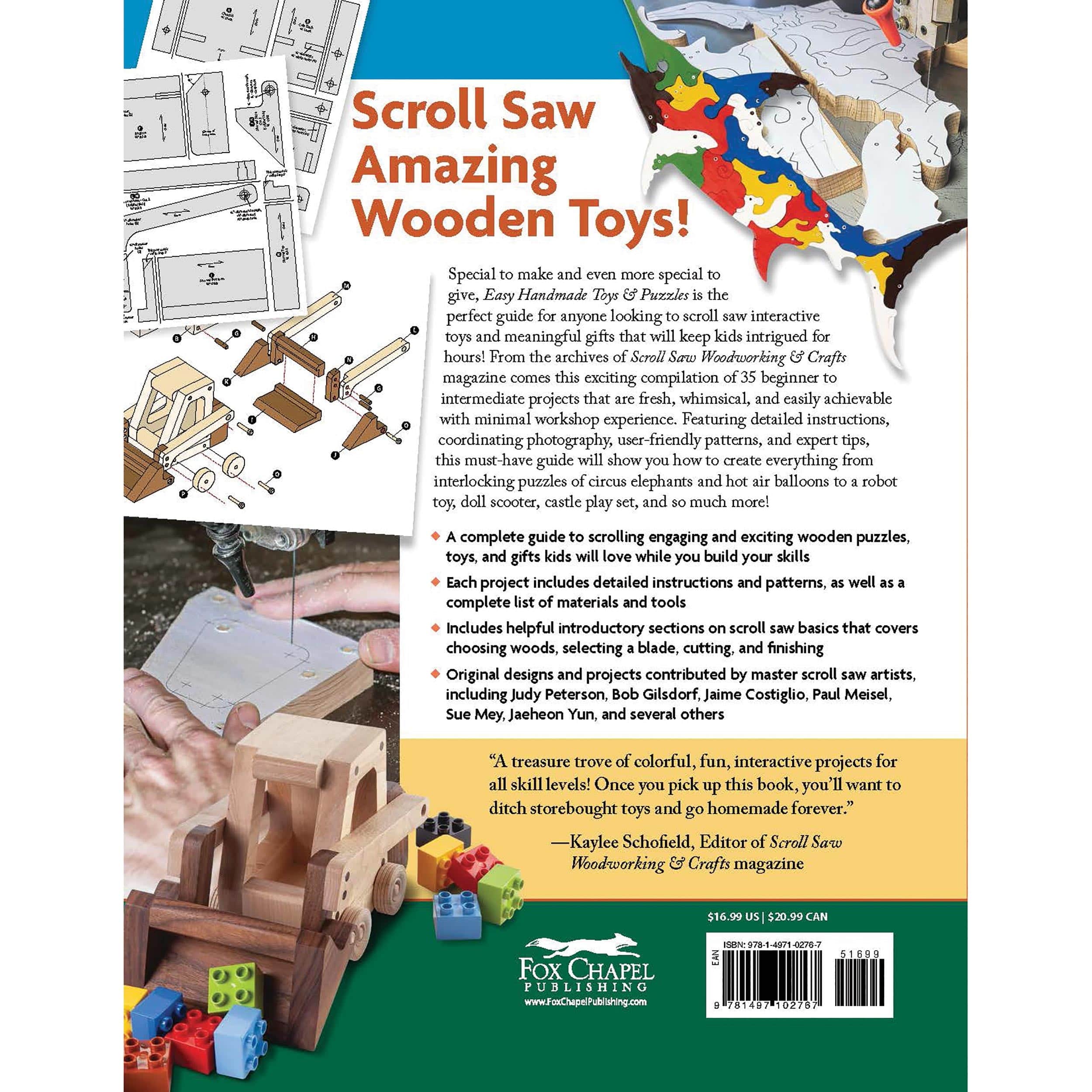 Easy Handmade Toys & Puzzles - 35 Projects & Patterns - Image 6