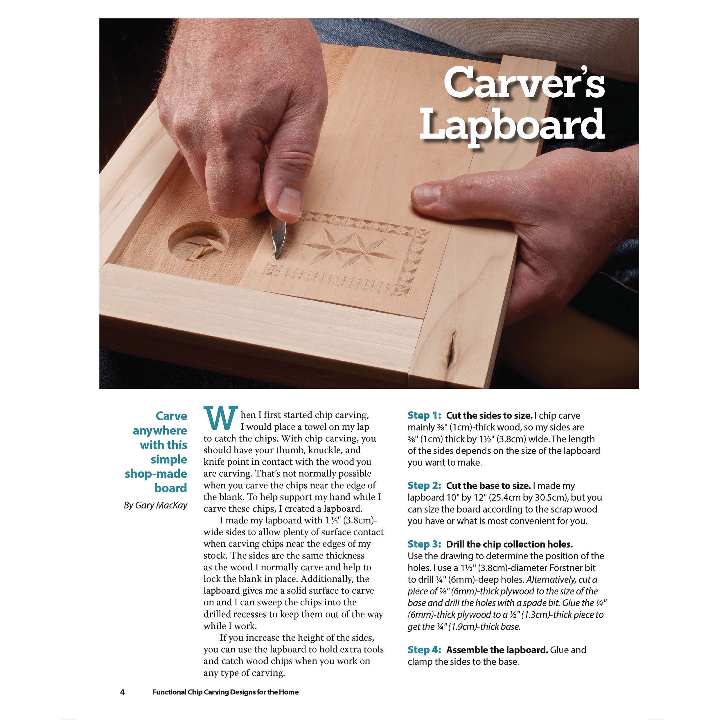 Functional Chip Carving Designs for the Home - Image 6