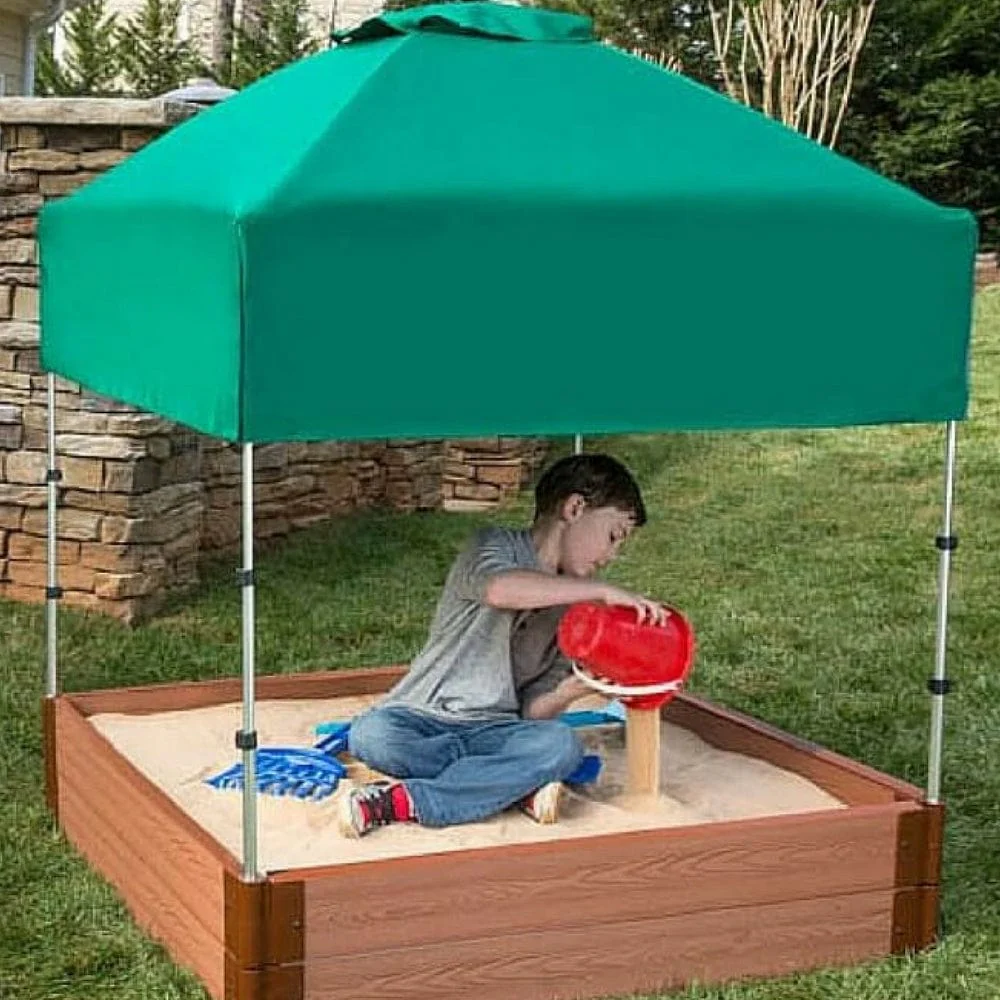48" X 48"x 37" Telescoping Square Sandbox Canopy & Cover - Image 6