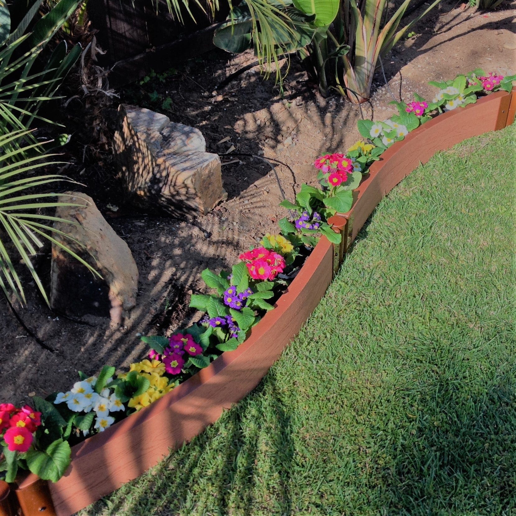 Classic Sienna Curved Landscape Edging Kit 16’ – 2” profile - Image 4