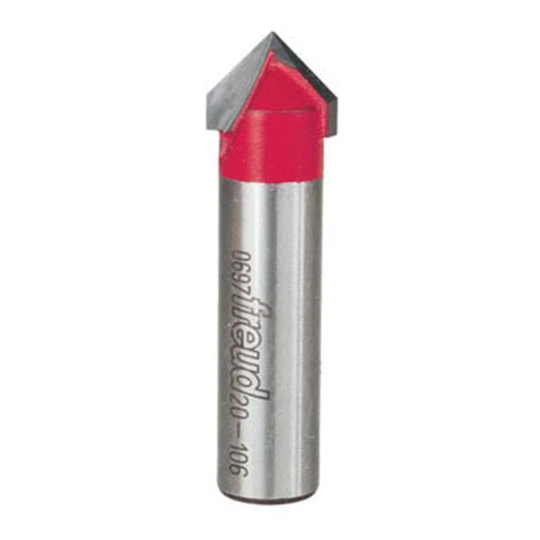 90 Degree V-Groove Router Bit - 1/2" SH - Image 2