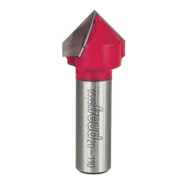 90 Degree V-Groove Router Bit - 1/2" SH - Image 4