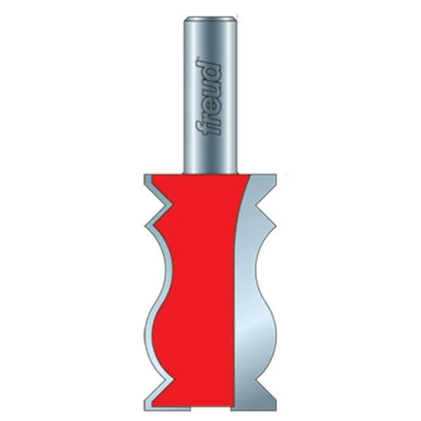 Crown Molding Router Bit - 1/2" SH 1-1/4" D 2-1/4" CL 3-3/4" OL - Image 3