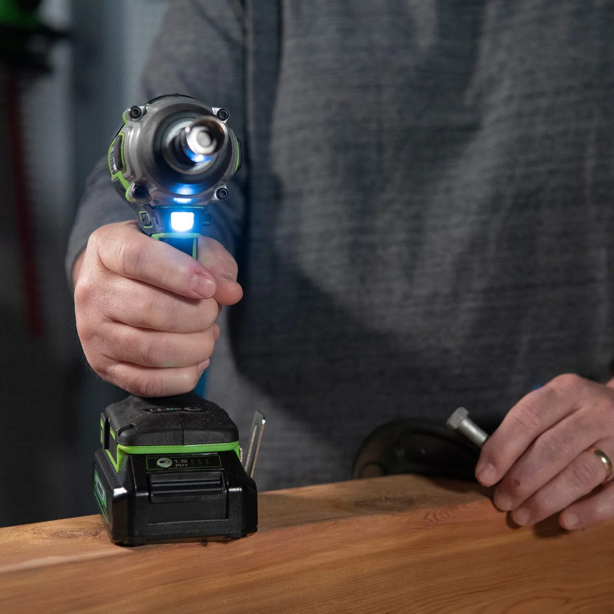 GW 24V BL Drill / Impact Driver with Two 2AH Batteries and Charger - Image 5
