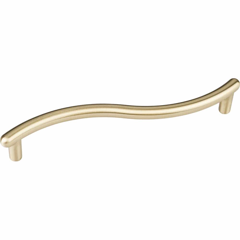 Capri Pull, 128 mm C/C, Brushed Brass