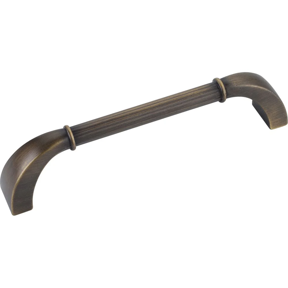 Cordova Pull, 128 mm C/C, Antique Brushed Satin Brass - Image 2