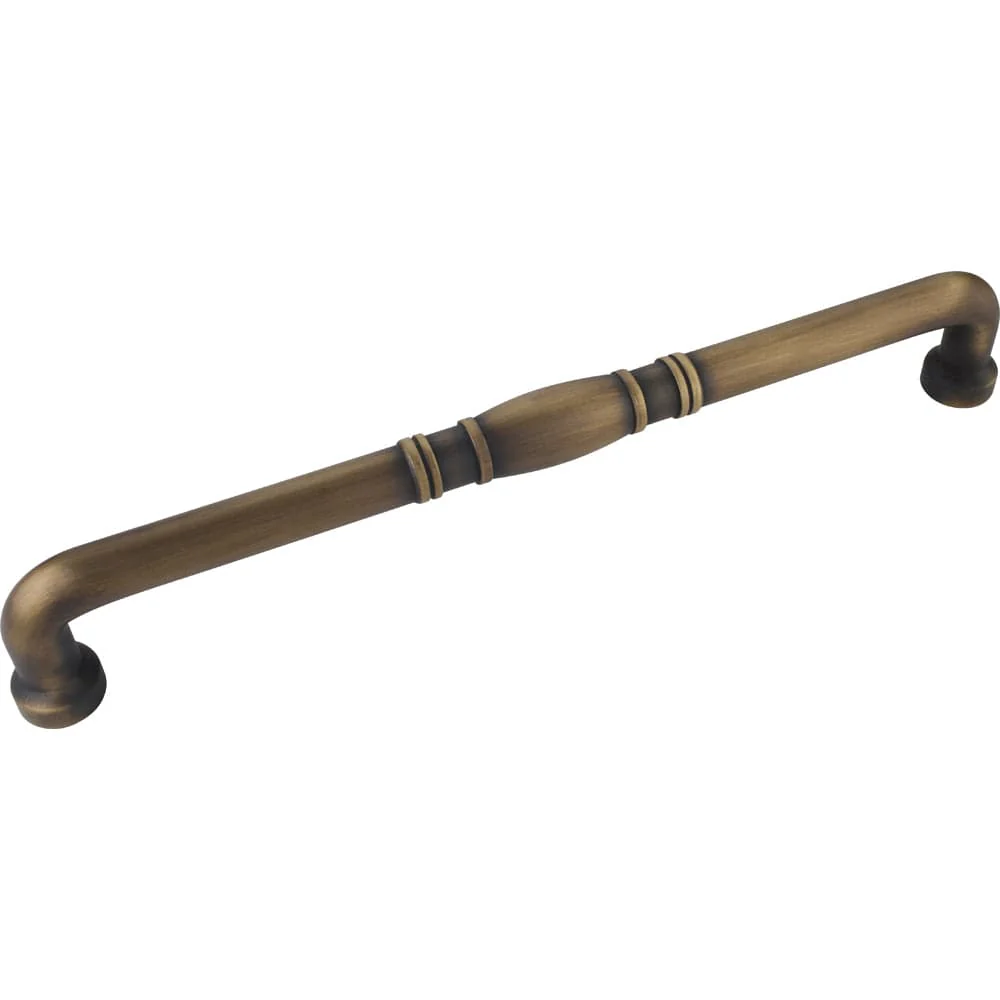 Durham Appliance Handle, 12" C/C, Antique Brushed Satin Brass - Image 2