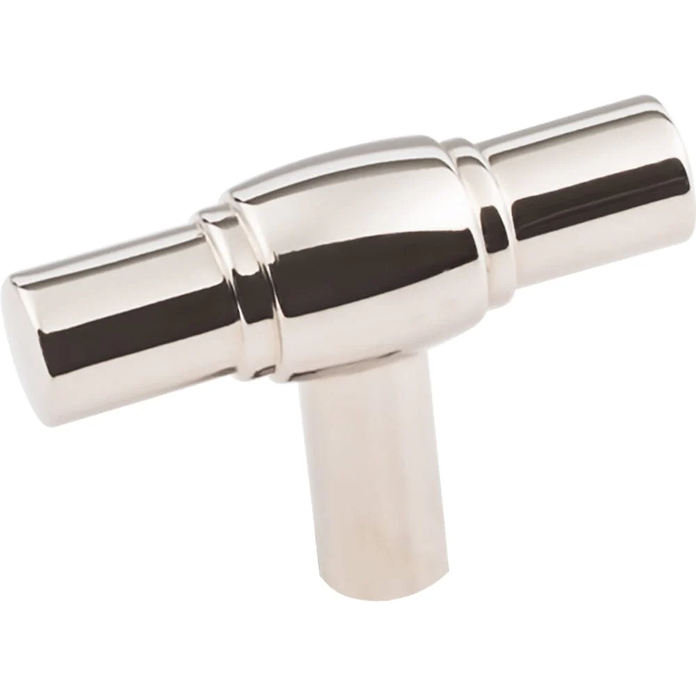 Hayworth "T" Knob, 2" O.L., Polished Nickel - Image 2