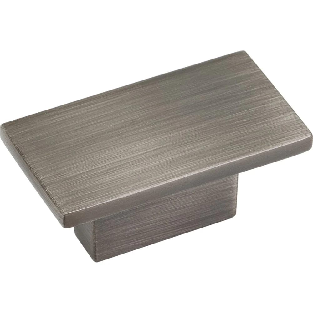 Mirada Knob, 1-9/16" O.L.,, Brushed Pewter - Image 2