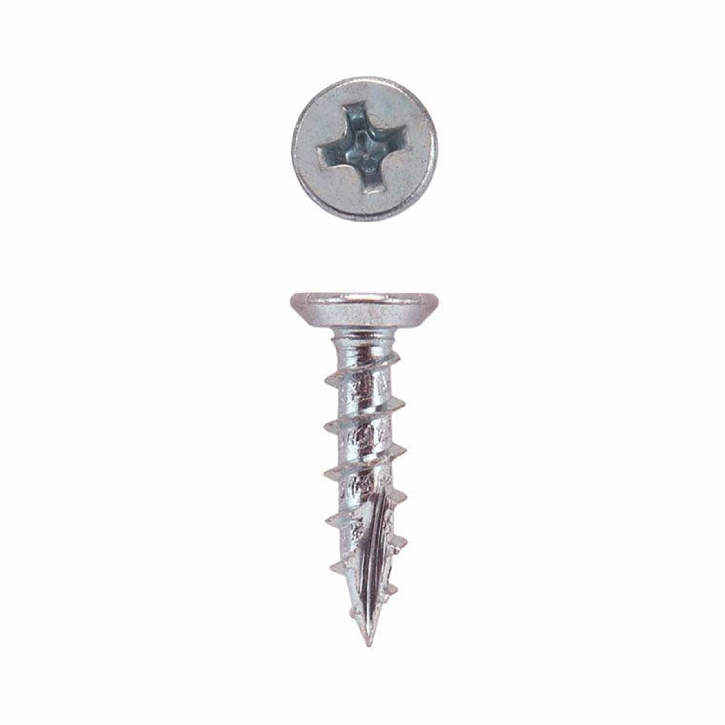 European Slide Screws - Undercut Flat Head - Phillips Drive - Zinc - 100 Piece - Image 3