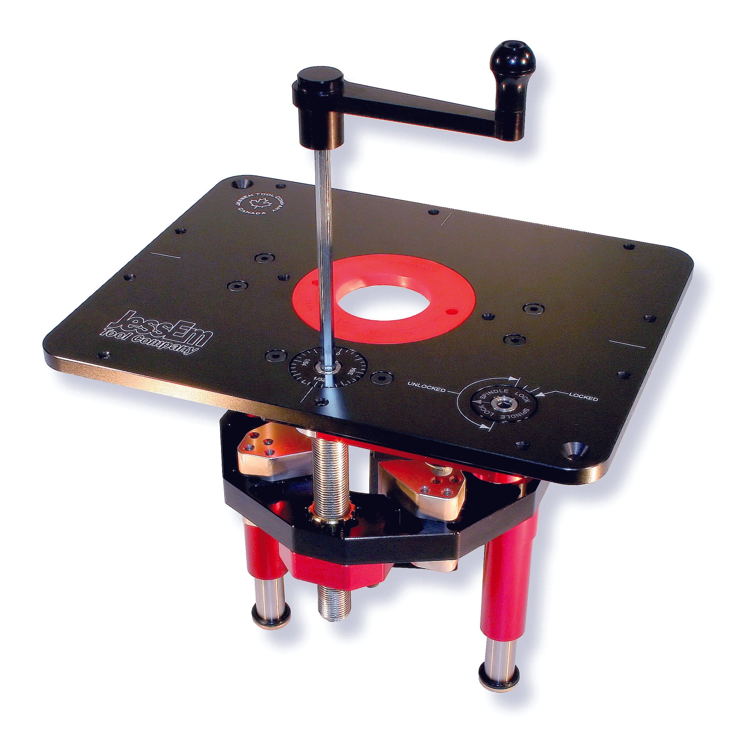Mast-R-Lift II Router Lift With 9-1/4" x 11-3/4" Plate, # 02120