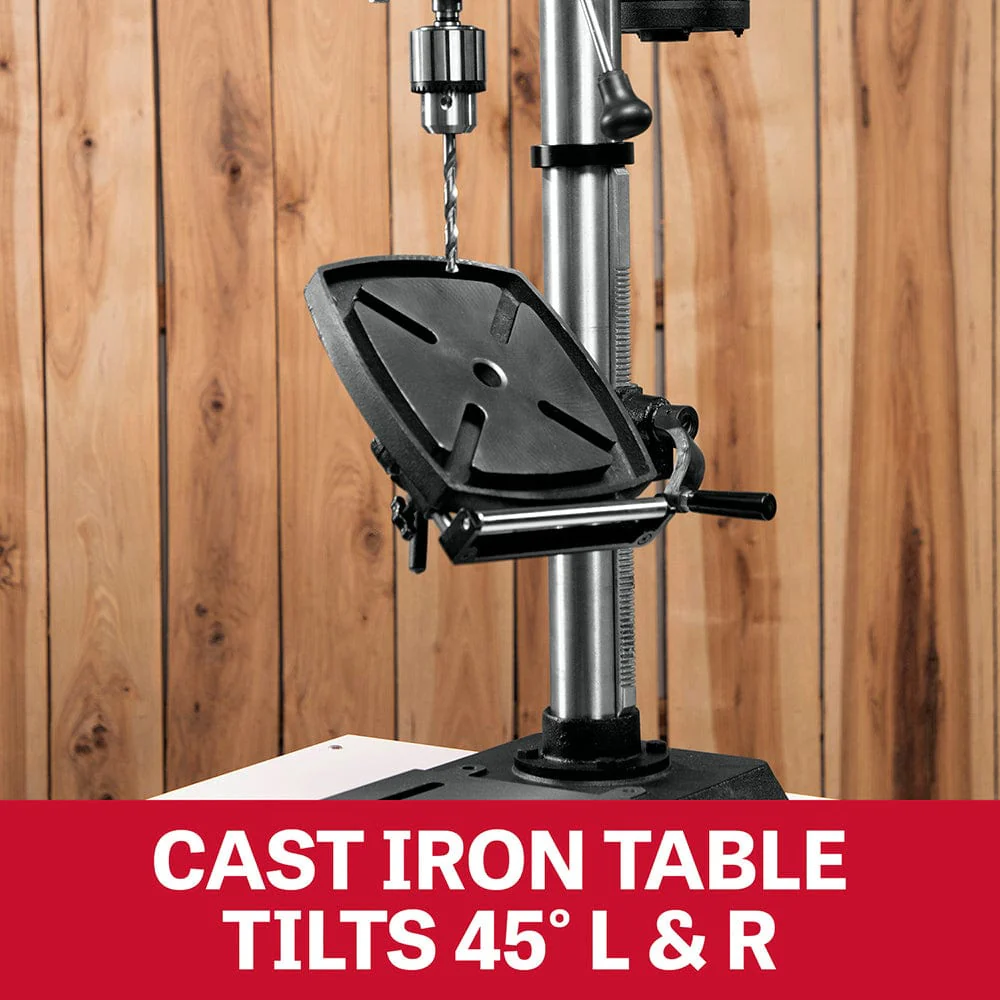 12" Benchtop Drill Press - 1/2 HP 1 Ph 115V - JWDP-12 - Image 7
