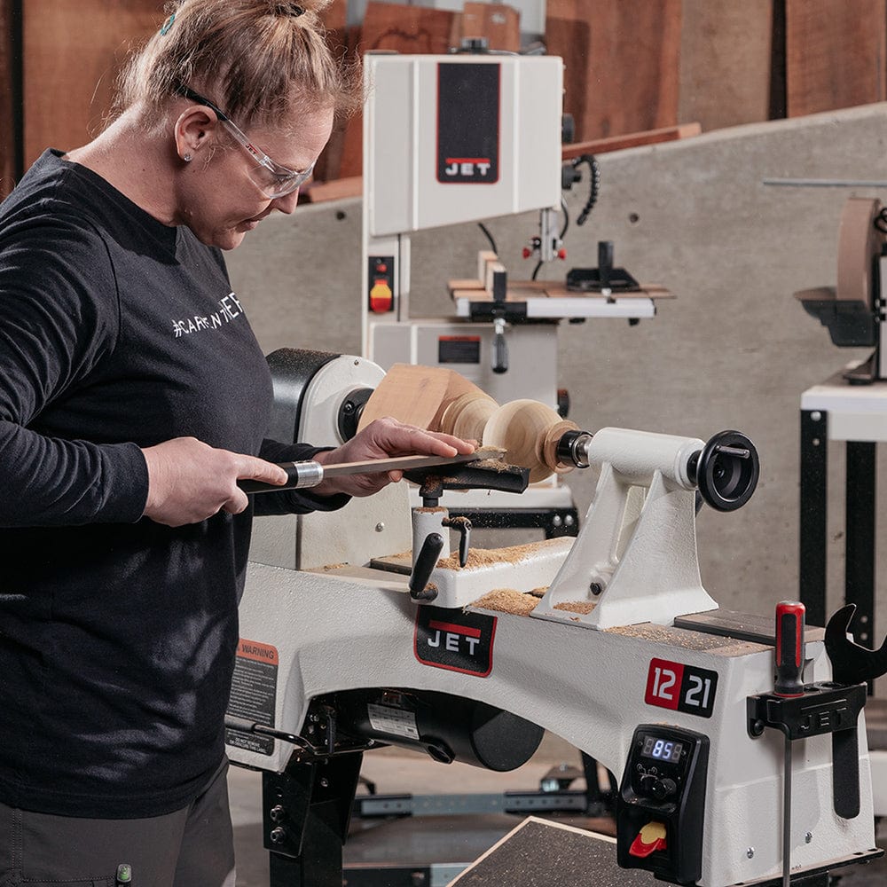 Variable Speed Wood Lathe - 12" x 21" - 1 HP 1 Ph 115V - 1221VS - Image 8