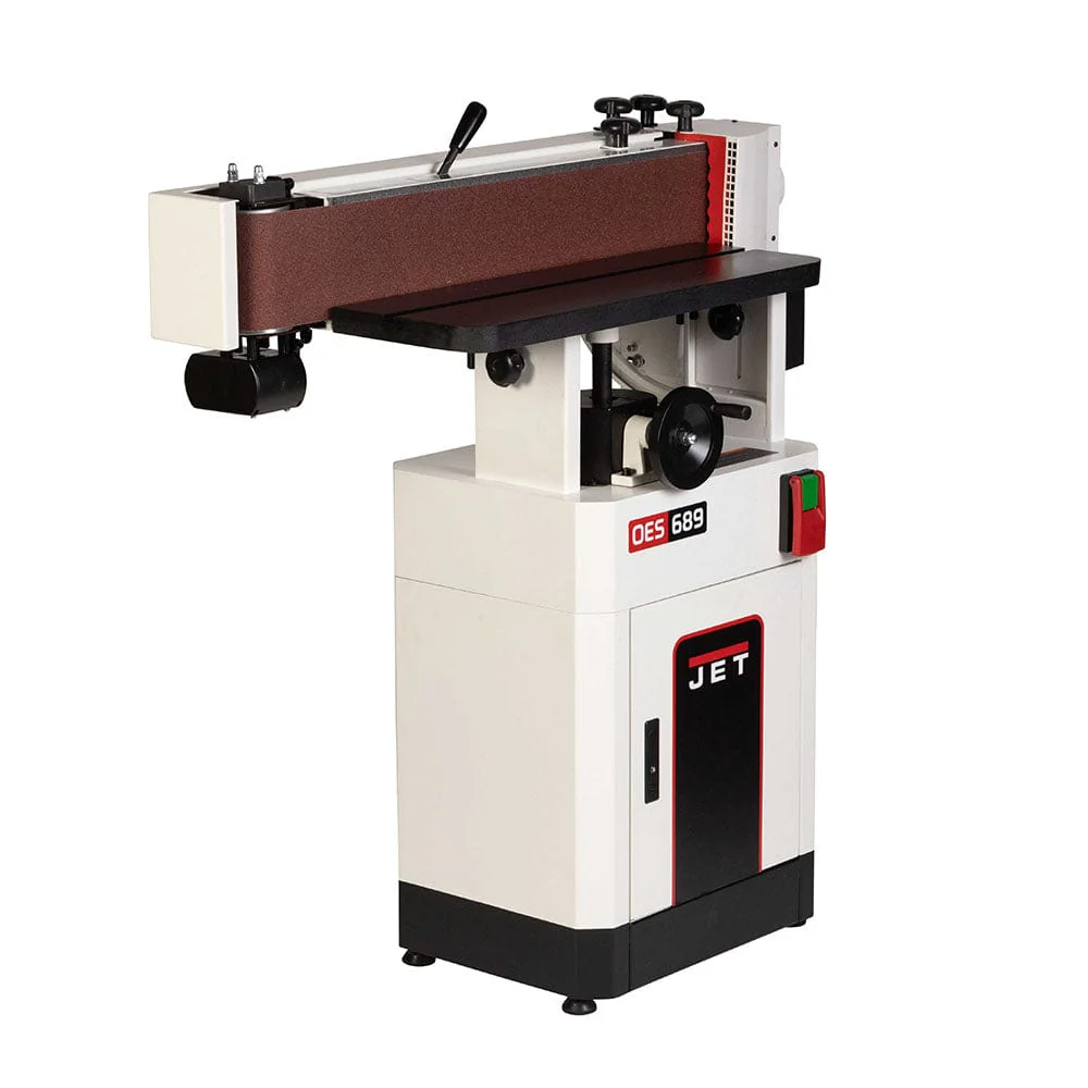 6" X 89" Jet Black Oscillating Belt Edge Sander - 1-3/4 HP 1 PH 115/230V - OES-689-BLK - Image 3