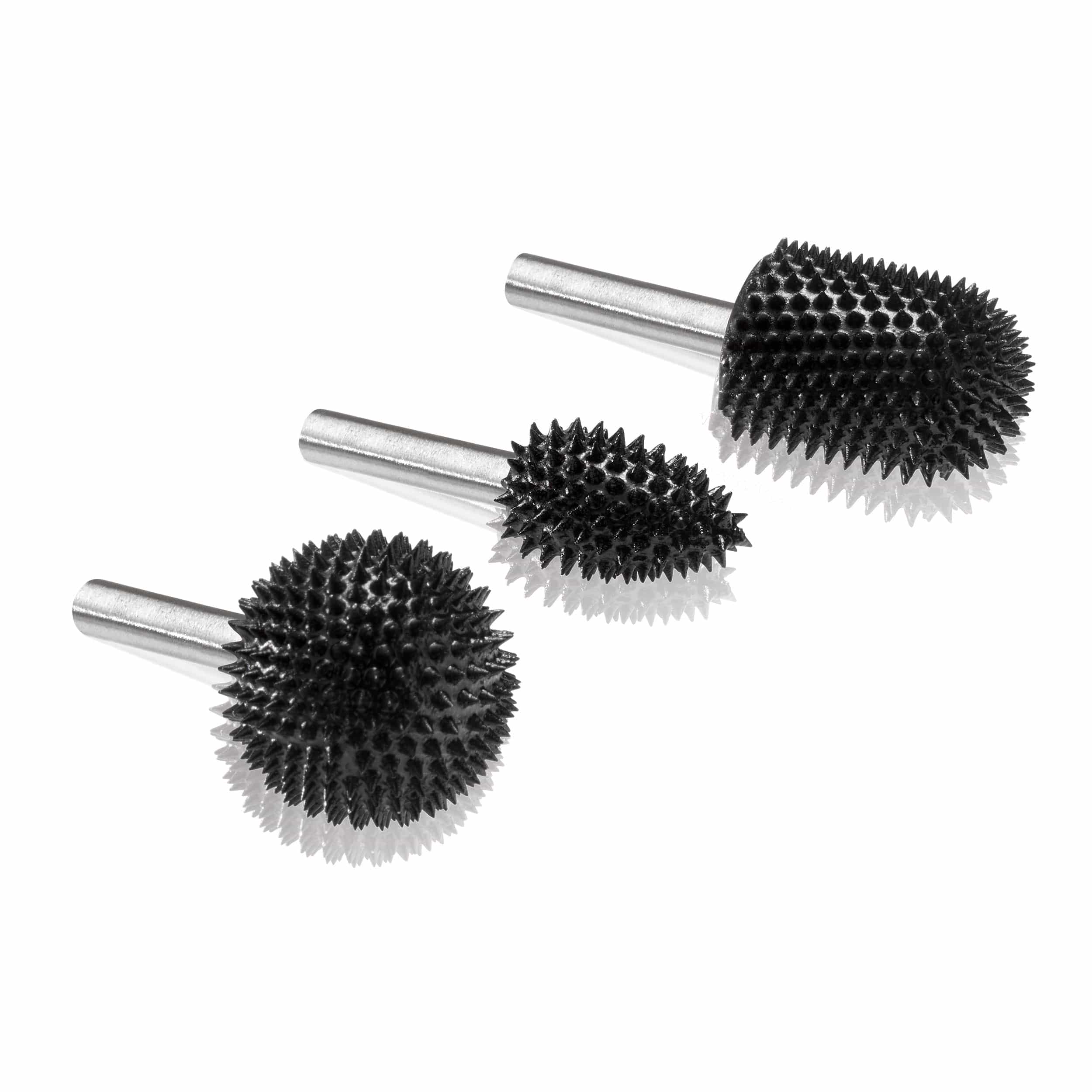 Extreme Rotary Burr Kit - 1/4" Shaft – Very Coarse - 3 Piece