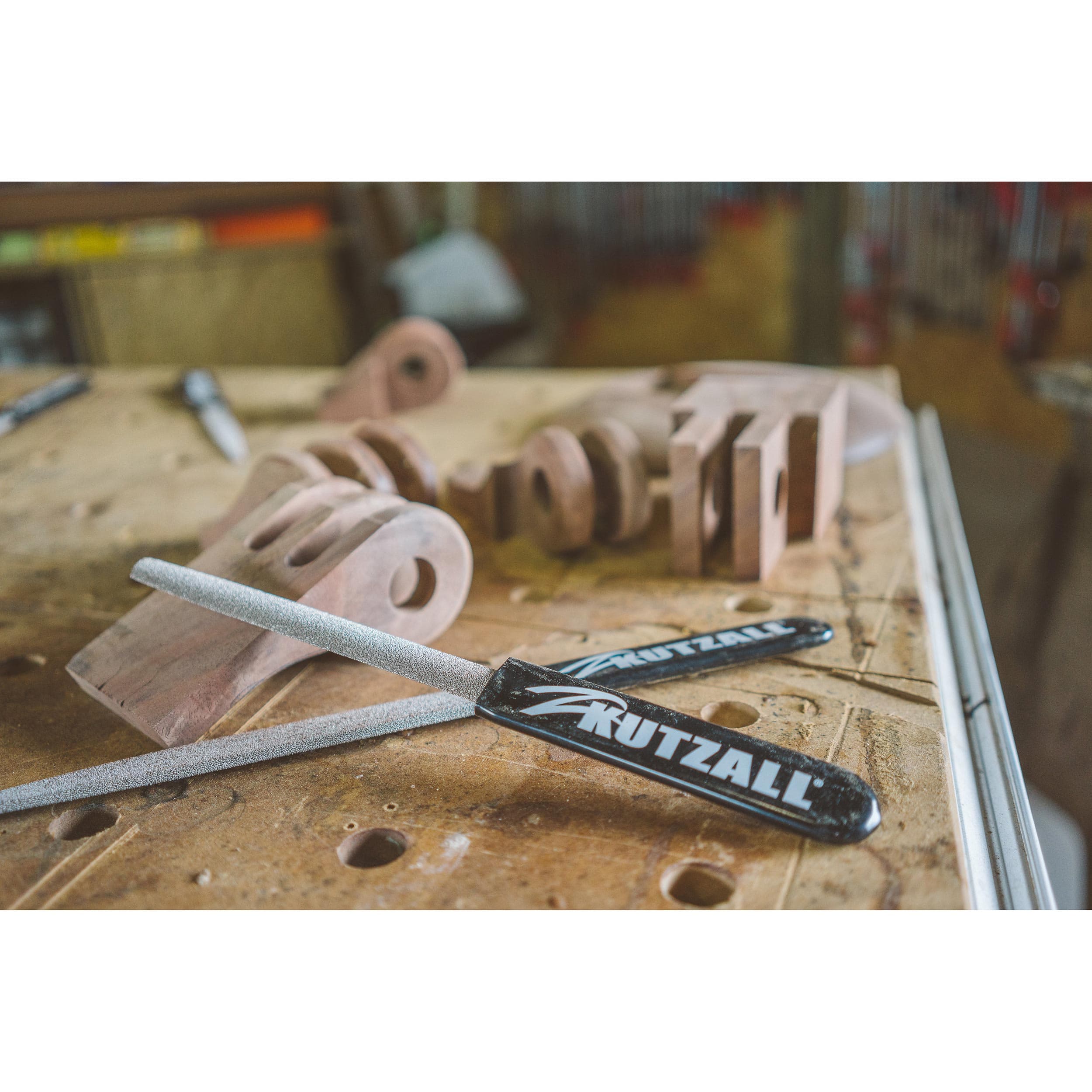 Original Half-Round Hand Rasp - 8" - Coarse - Image 5