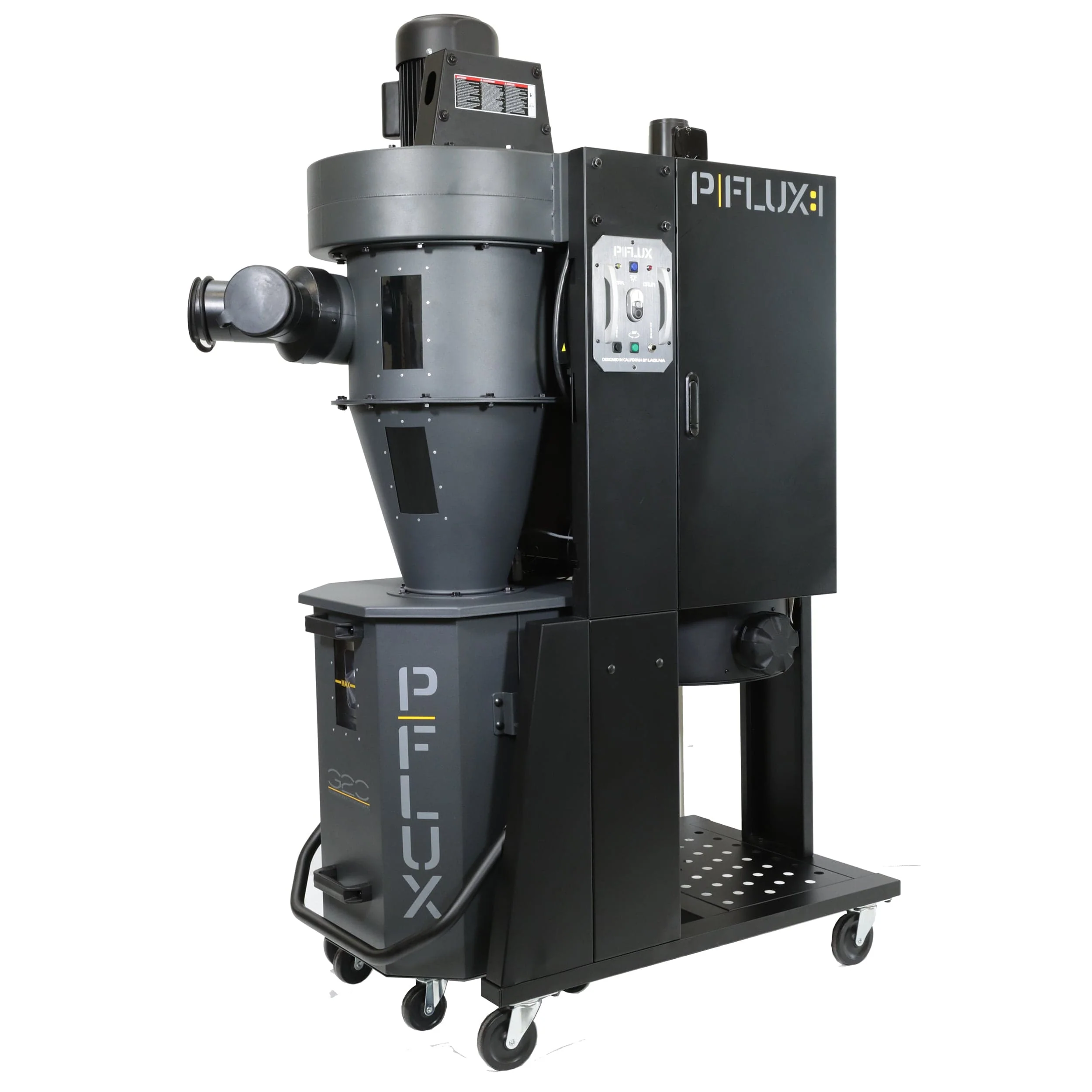 P|FLUX Cyclone HEPA Dust Collector - 1.5 HP - Image 2