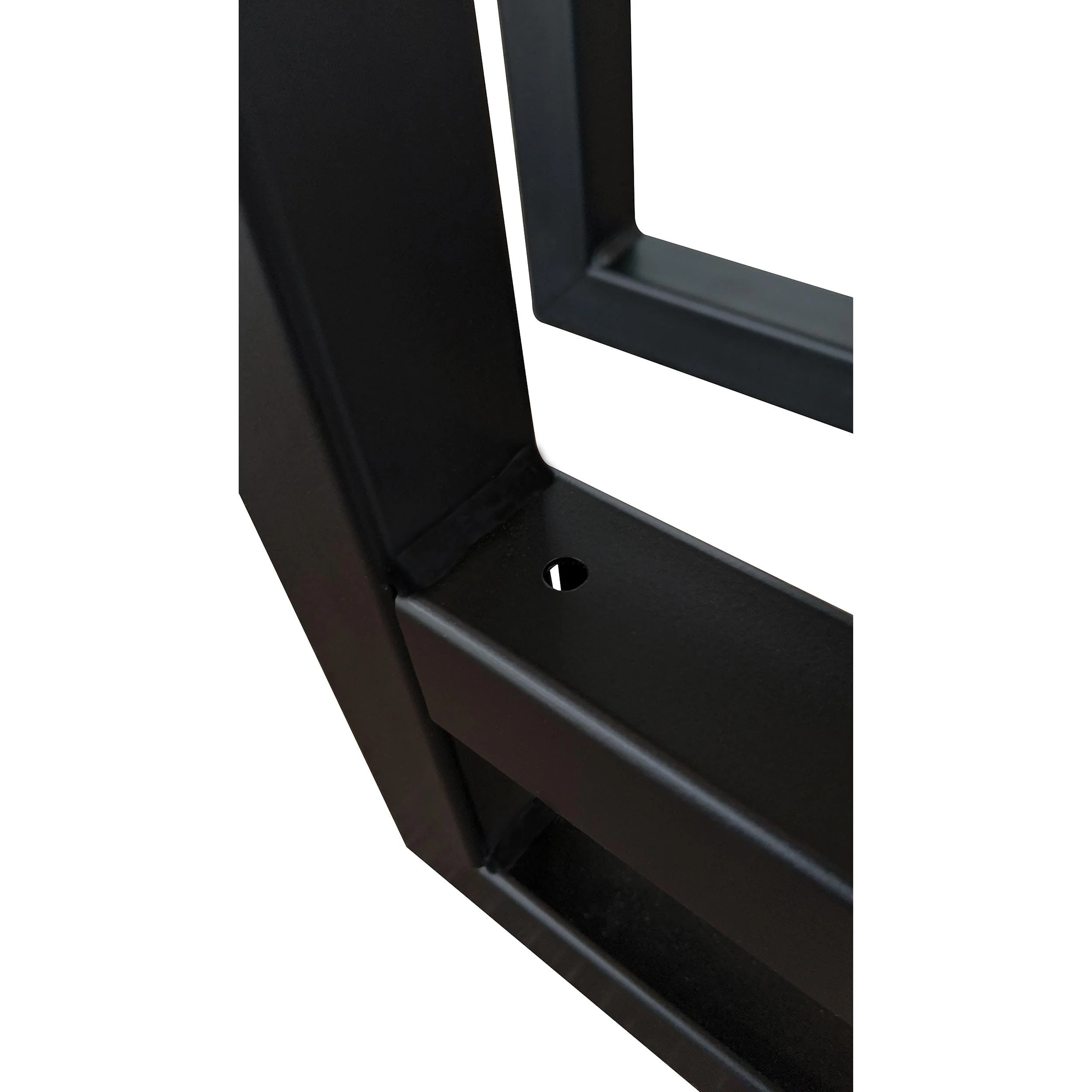 Cube Bench Legs - 20" - Black - Pair - Image 4