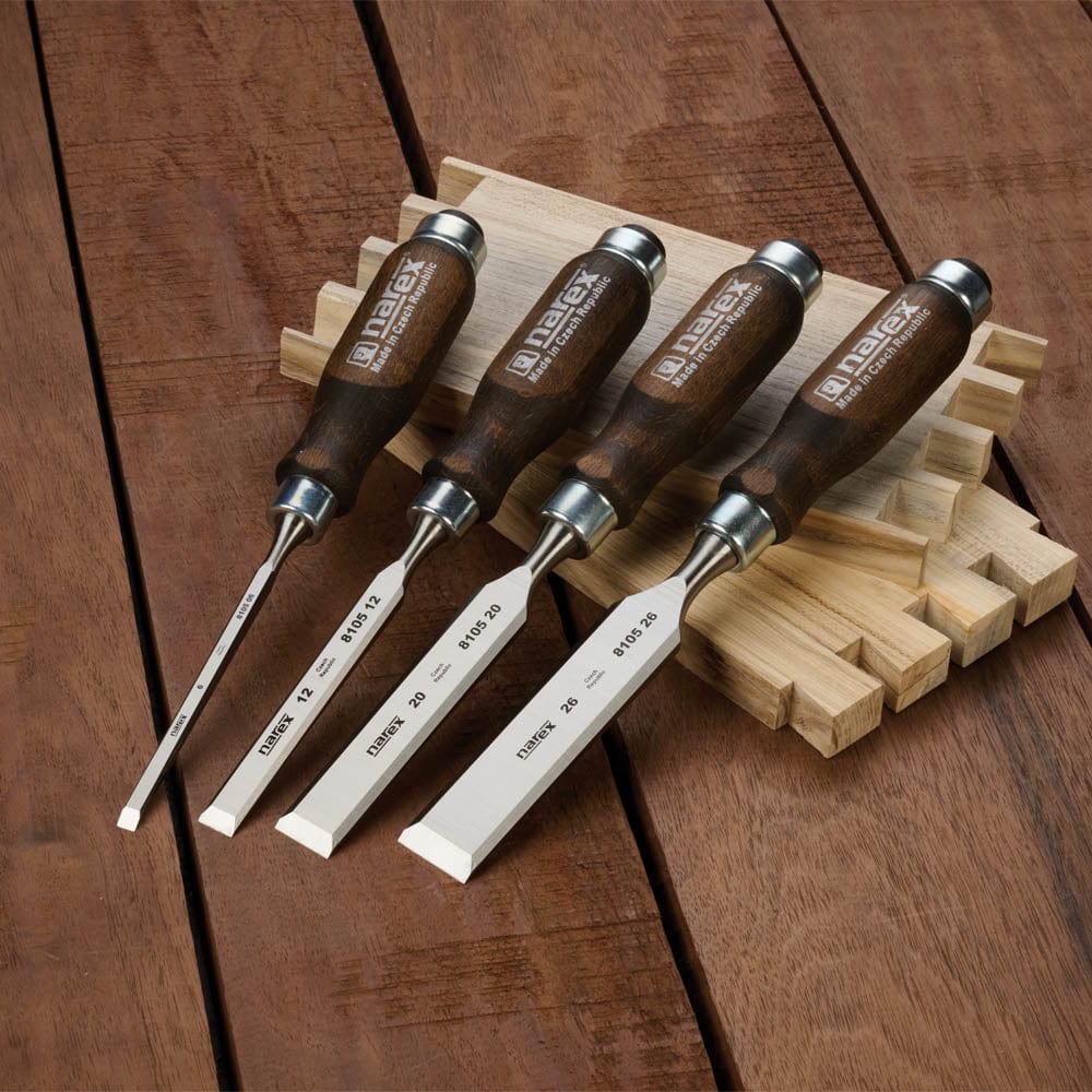 Wood Line PROFI Beveled Edge Chisels - 4 Piece - Image 2