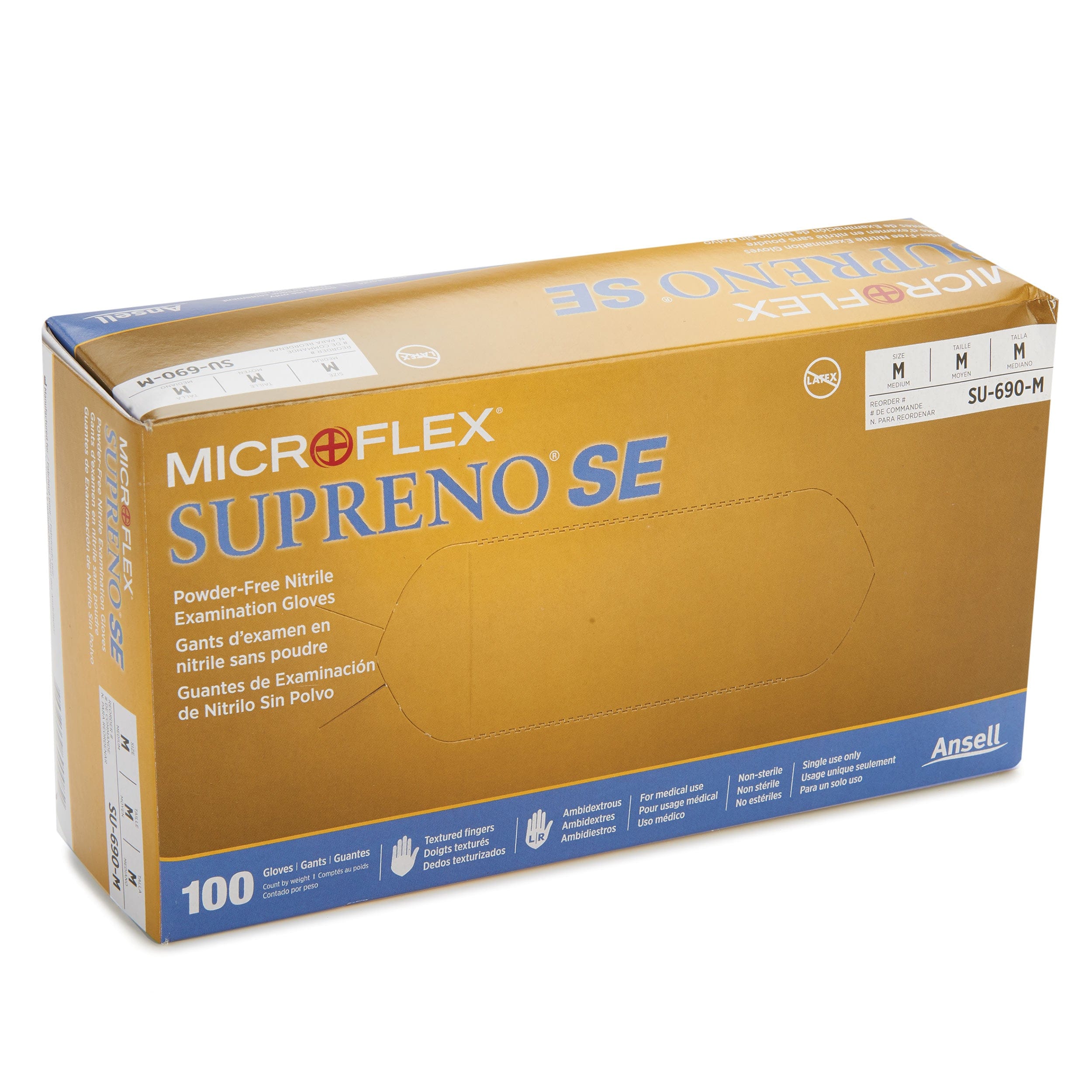 Nitrile Gloves - 5.5 Mil - Medium - 100 Pack - Image 4