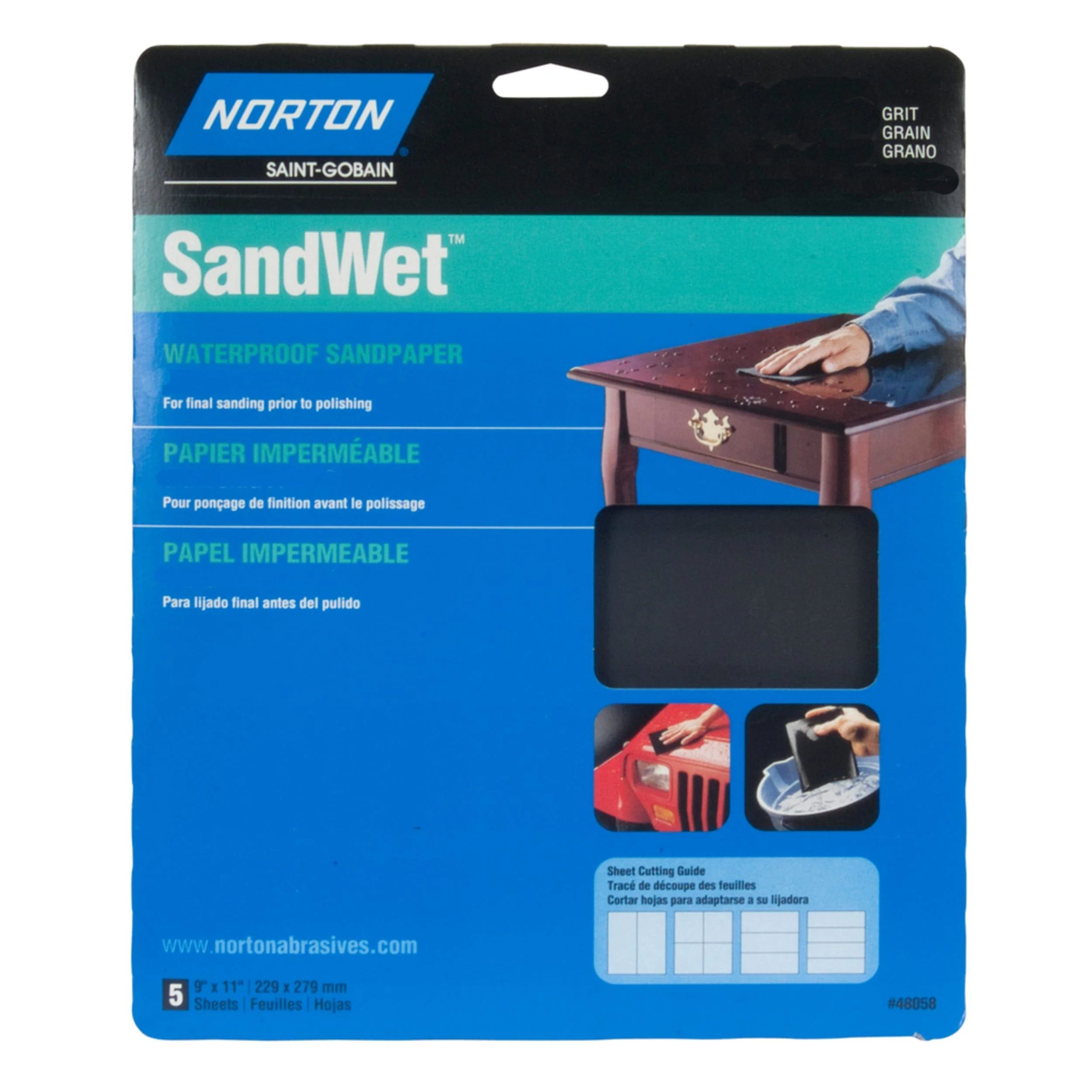 SandWet Sanding Sheets - 9" x 11" - Assortment - 5 Pack - Image 6