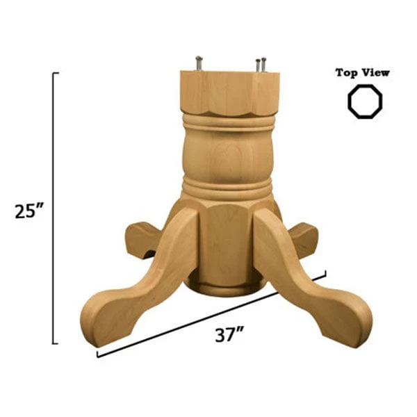 Traditional Table Pedestal Base Kit