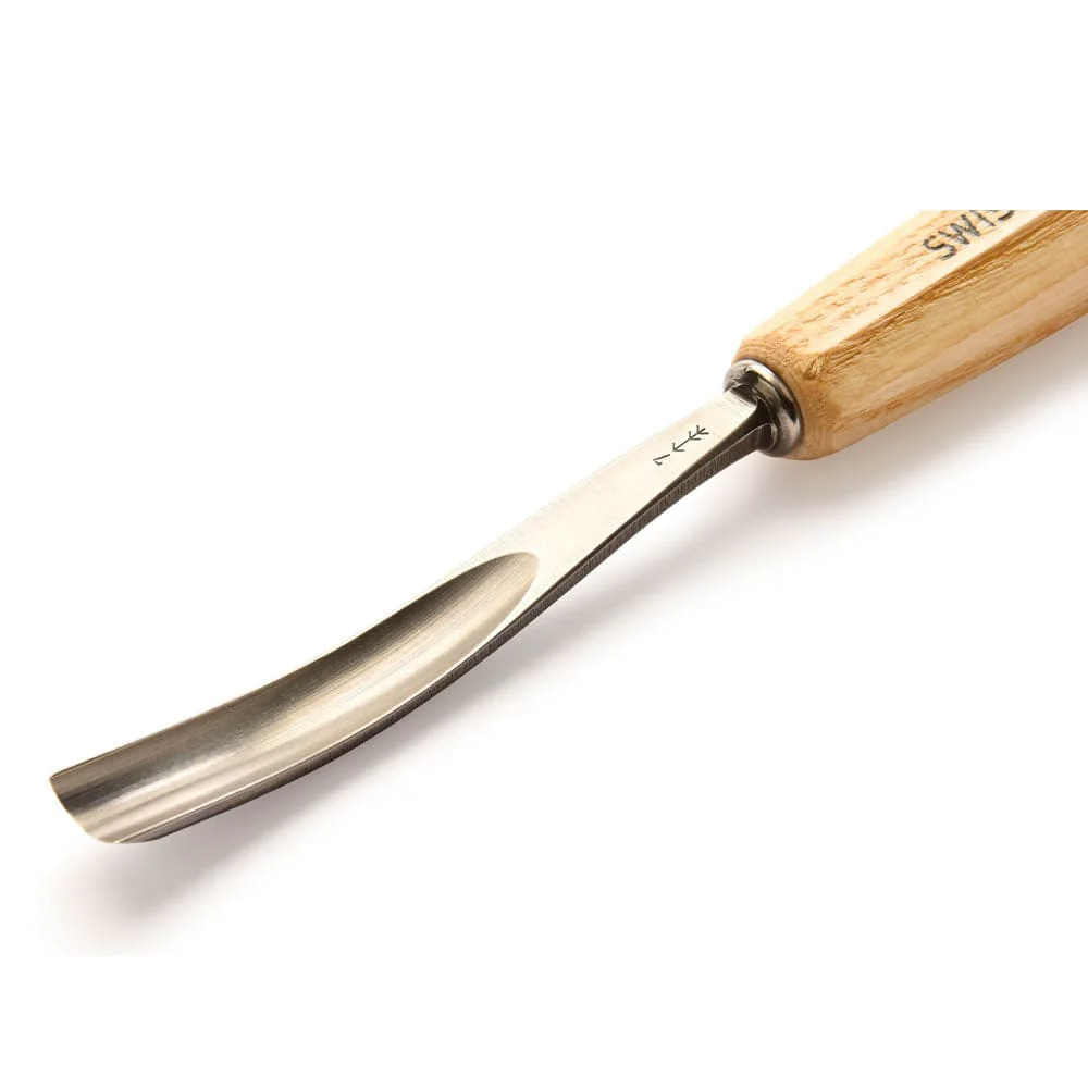 #7 Sweep Bent Gouge 10 mm Intermediate Size - Image 2