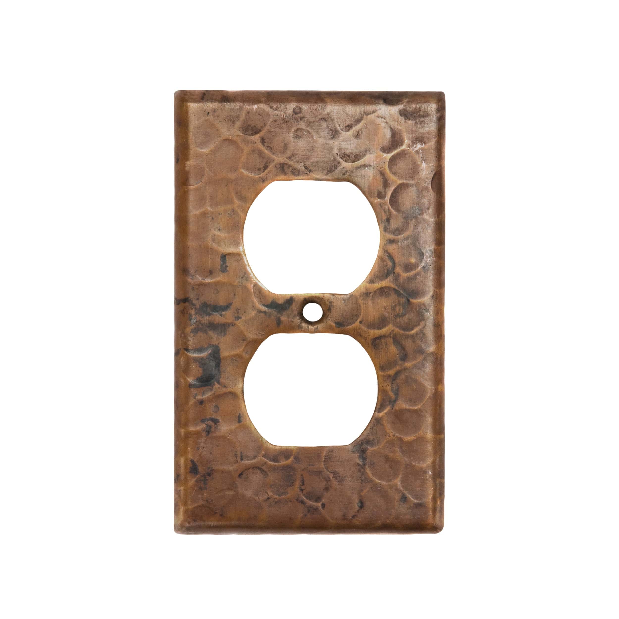 Single Duplex 2-Hole Outlet Switchplate Cover