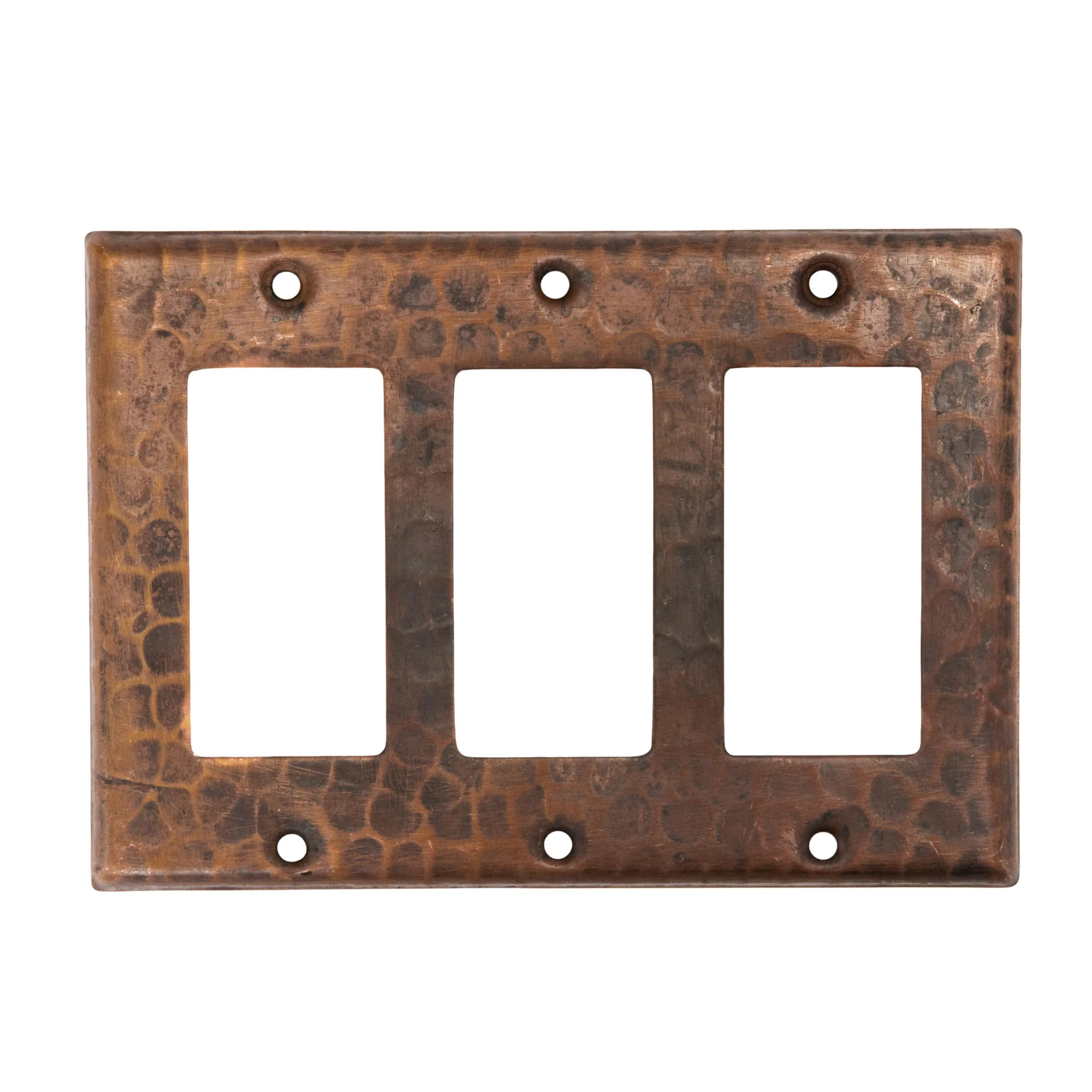 Triple Ground Fault / Rocker GFI Switchplate Cover