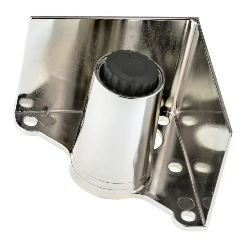 2-3/8" (60 mm) Adjustable Contemporary Furniture Leg Chrome - Image 3