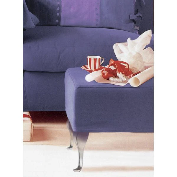 4" (102 mm)  Curved Furniture Leg Polished Aluminum - Image 2