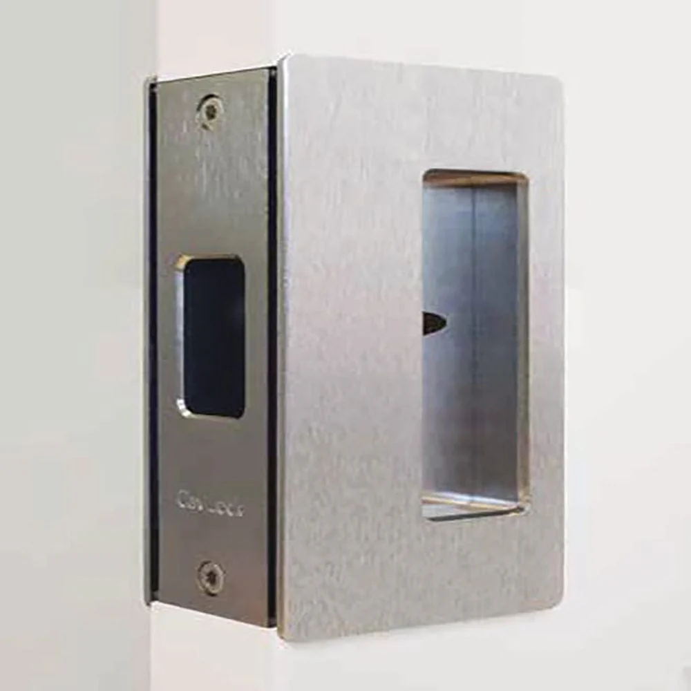 Cavity Sliders CL200 Privacy Pocket Door Handle for 1-3/8" Door Satin Nickel - Image 3
